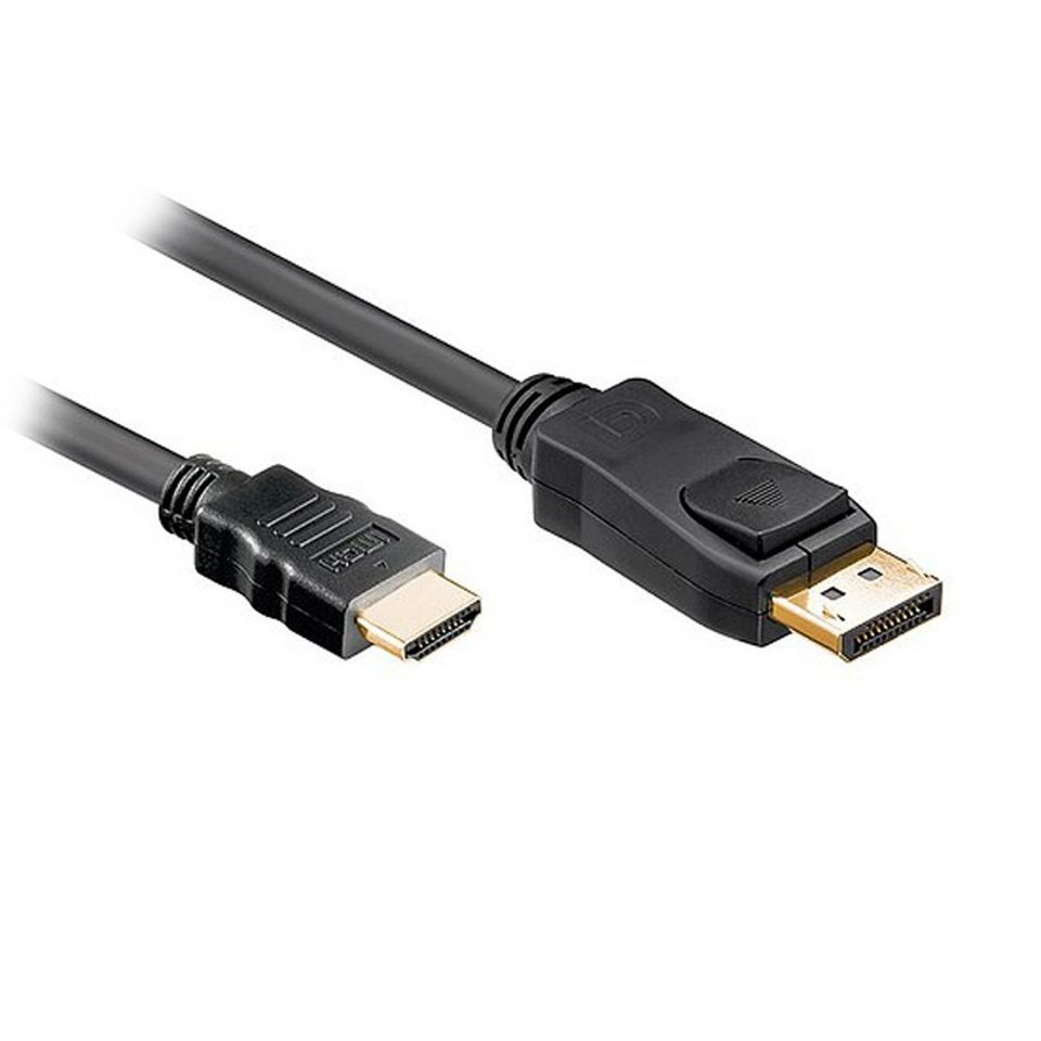 Bolwins M39 180cm Adapter Kabel DP Displayport auf HDMI für Laptop PC  Monitor Video-Kabel, (180 cm)