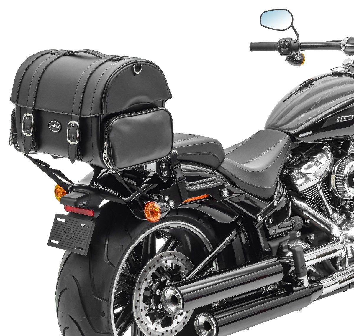 Craftride Reisetasche Sissybar M3 + Hecktasche FP für Kawasaki Vulcan S / Café 15-26 mit Gep