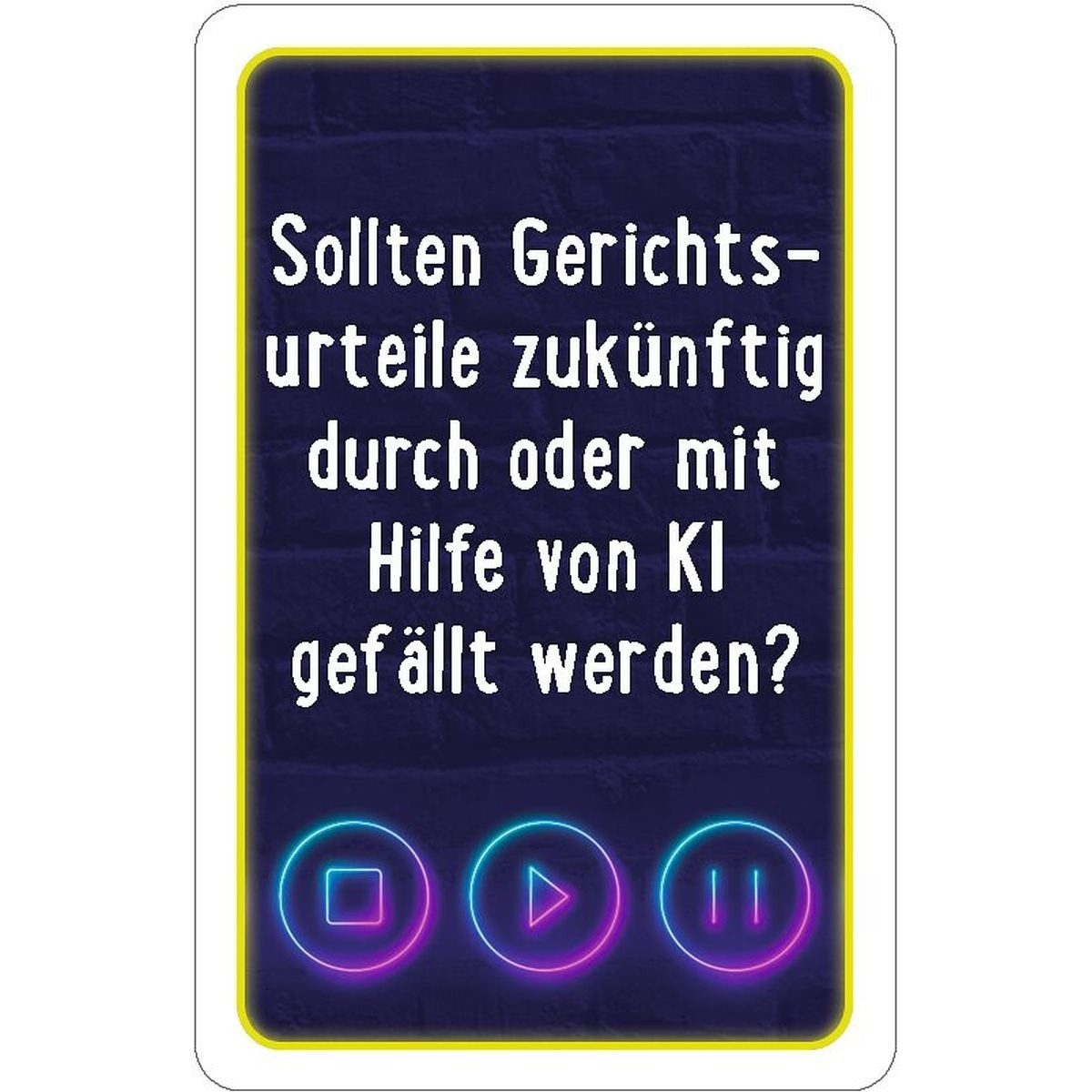 Moses. Verlag Spiel Podcast – The Game Erweiterung True Crime 50 Karten, ab 14 Jahren