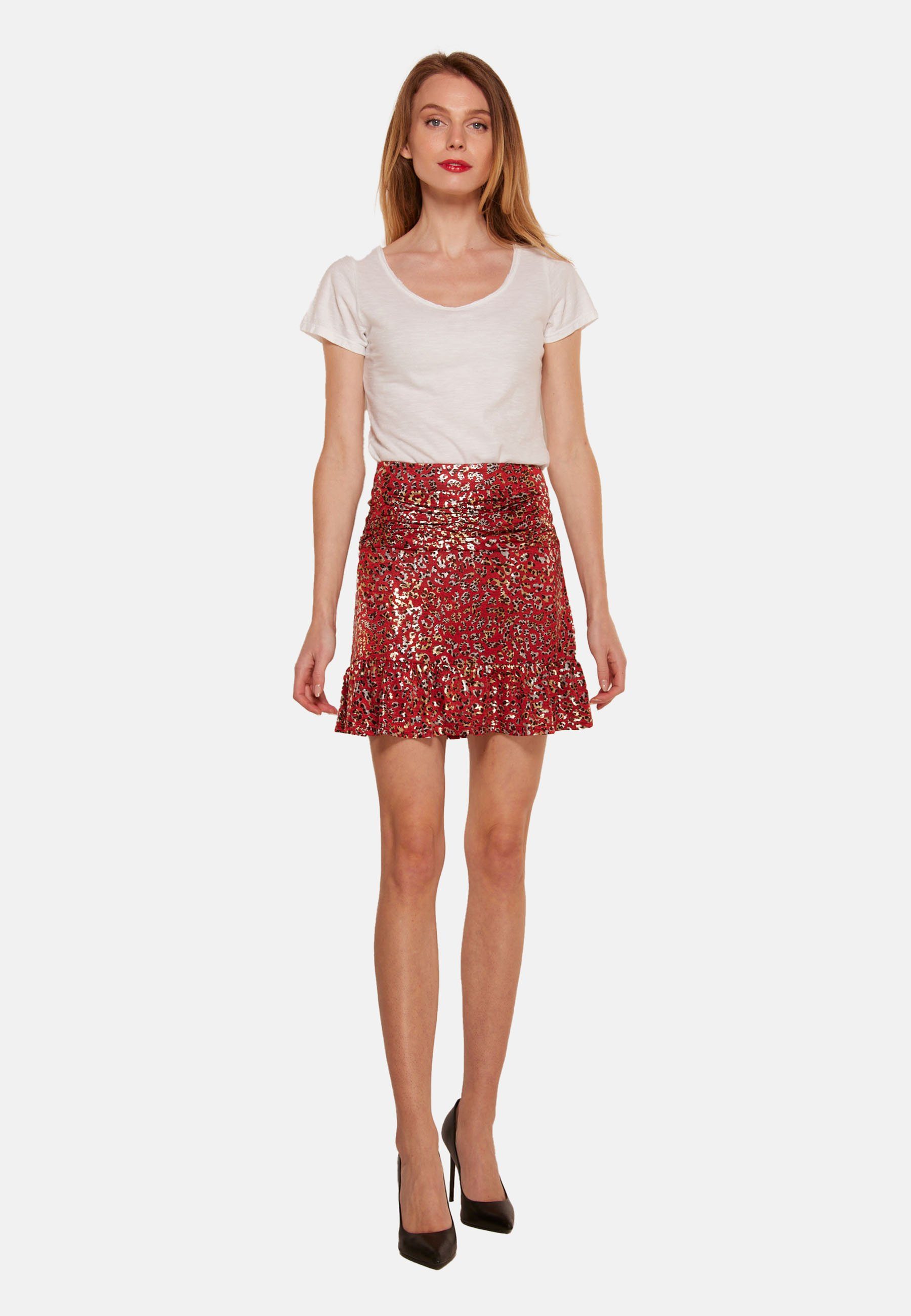 Tooche Minirock Leo Skirt atmungsaktiv