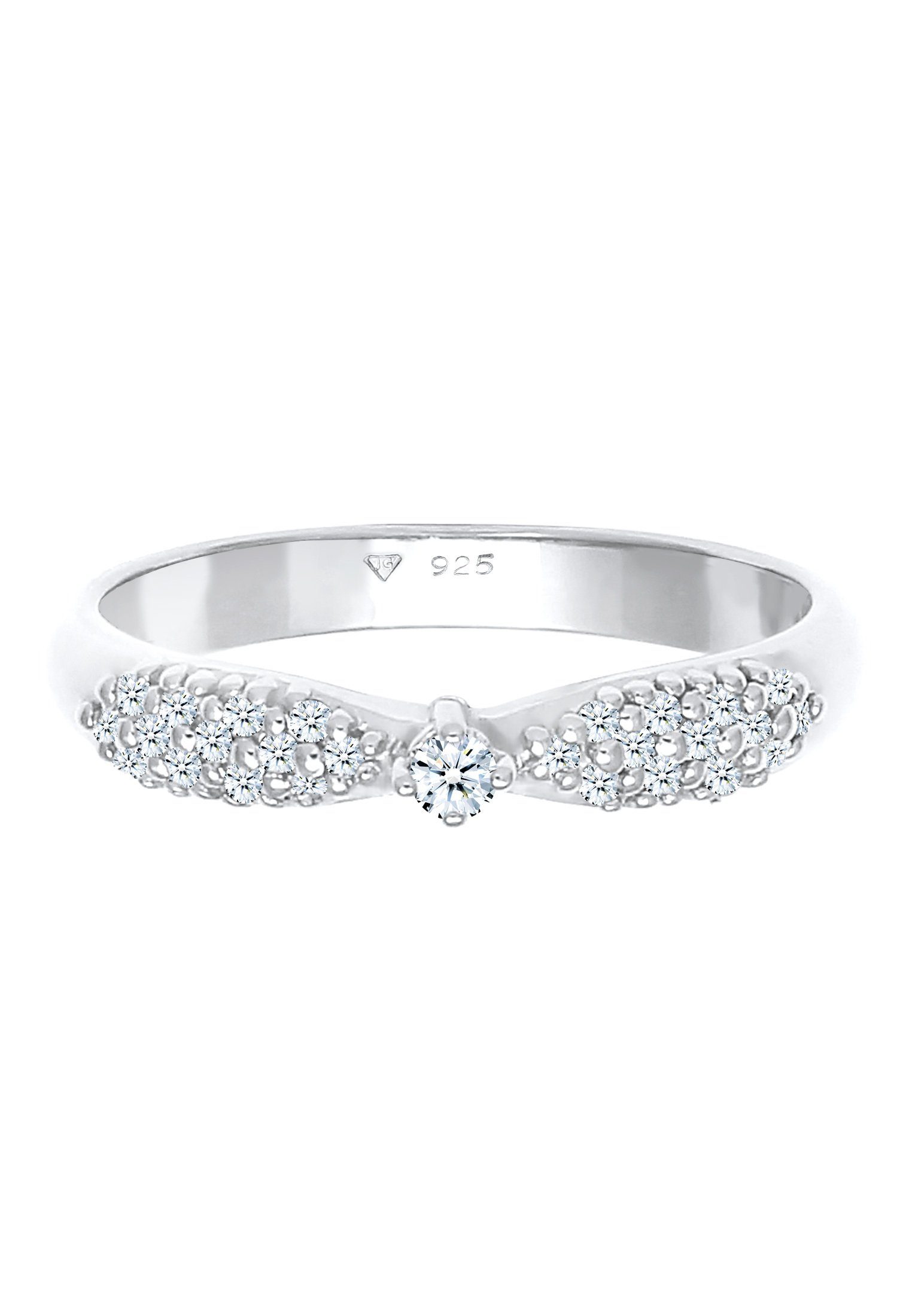 Elli DIAMONDS Verlobungsring Verlobung Glamour Diamant (0,16 ct) 925 Silber günstig online kaufen