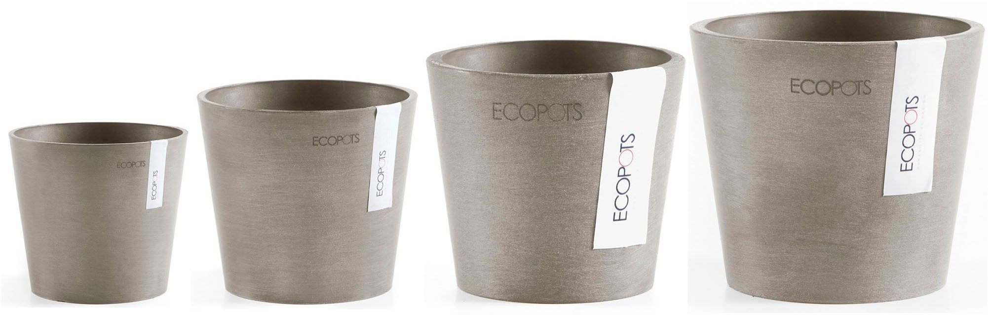 ECOPOTS Blumentopf Amsterdam Mini (Set, 4 günstig online kaufen