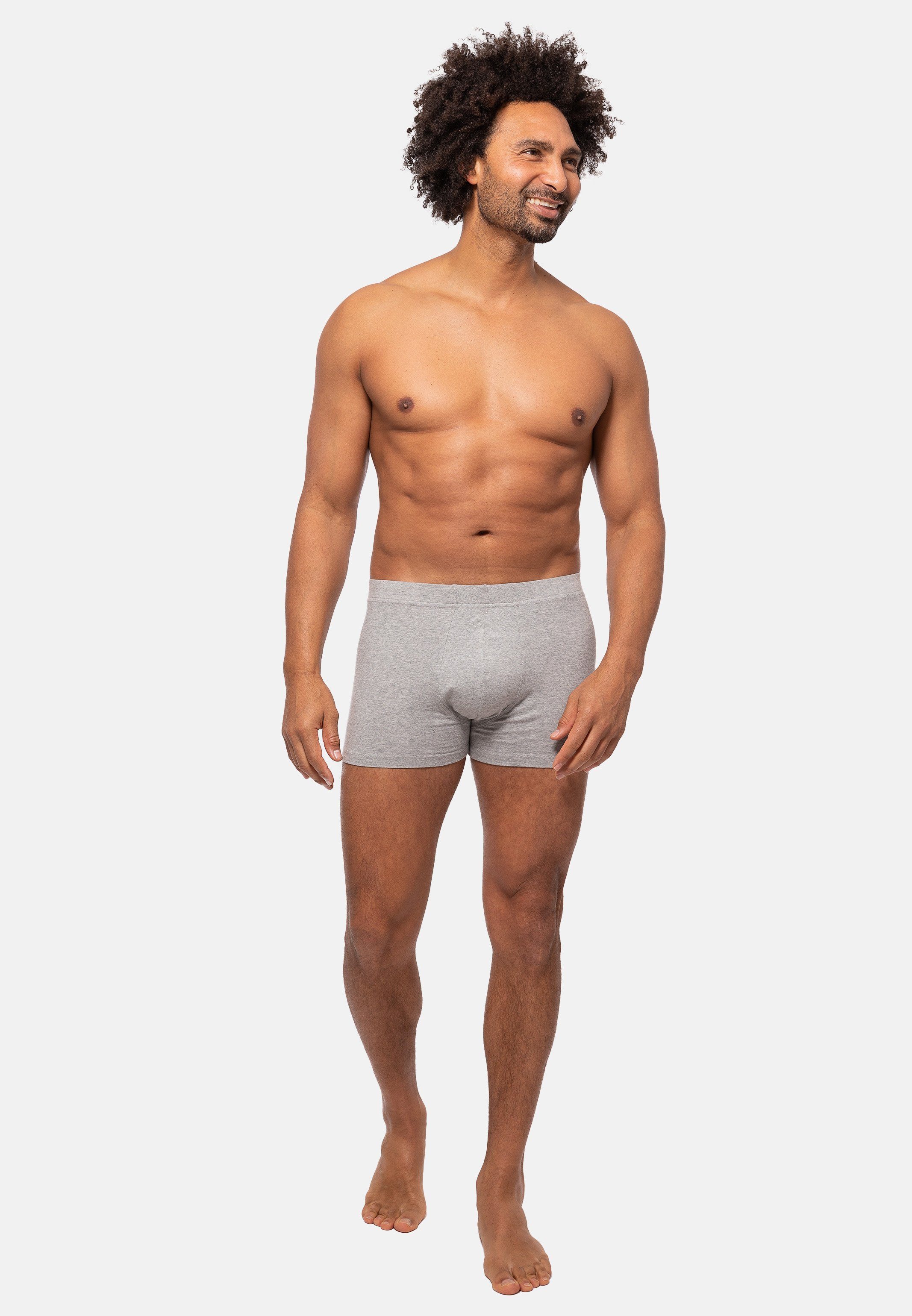 Almonu Retro Boxer 6er Pack Organic Cotton (Spar-Set, 6-St) Retro Short / Pant - Baumwolle - ohne Eingriff - Atmungsaktiv