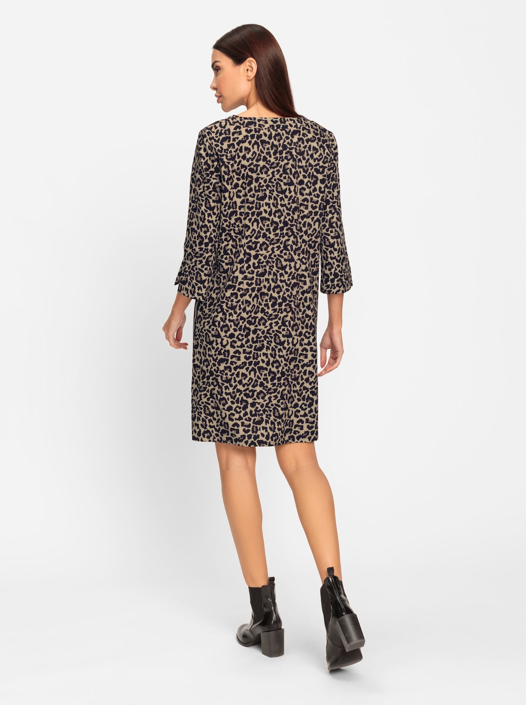 heine Etuikleid Druck-Kleid 3/4-Arm