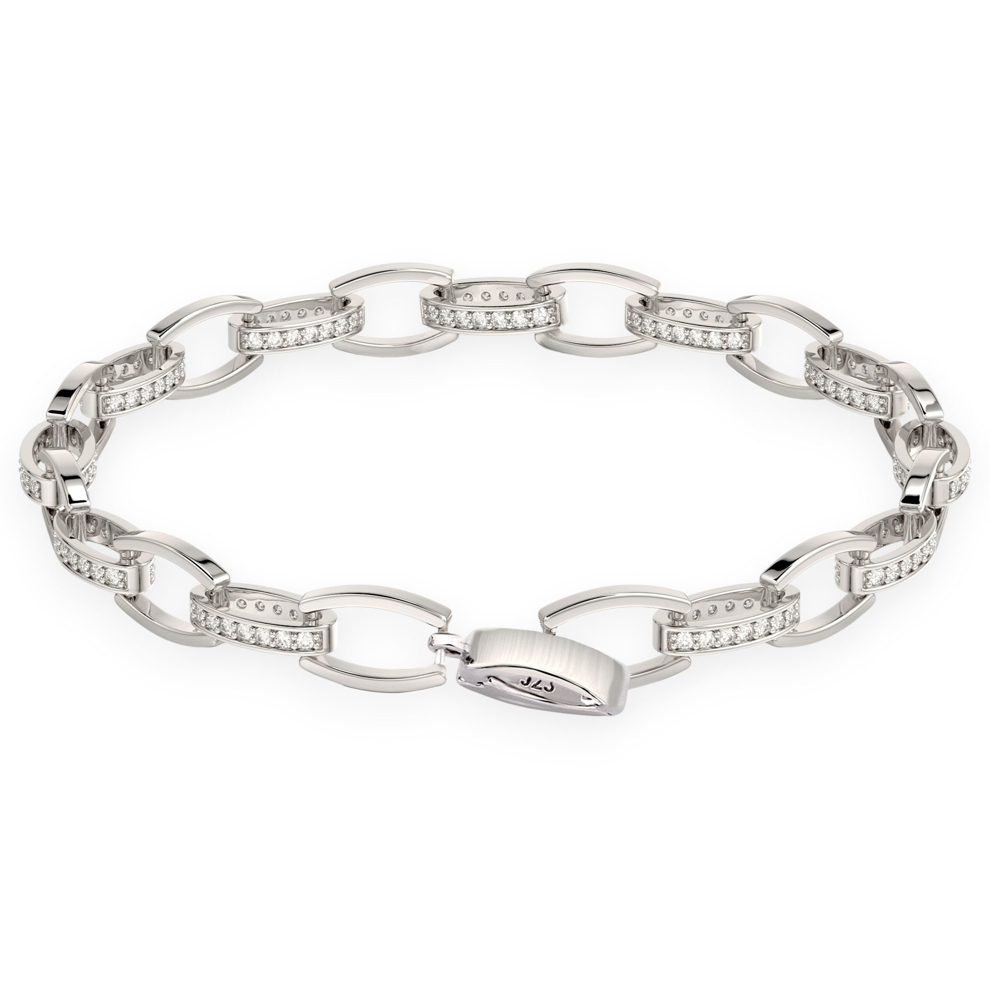 Schöner-SD Gliederarmband Silberarmband Damen teils mit Zirkonia 925 Silber günstig online kaufen