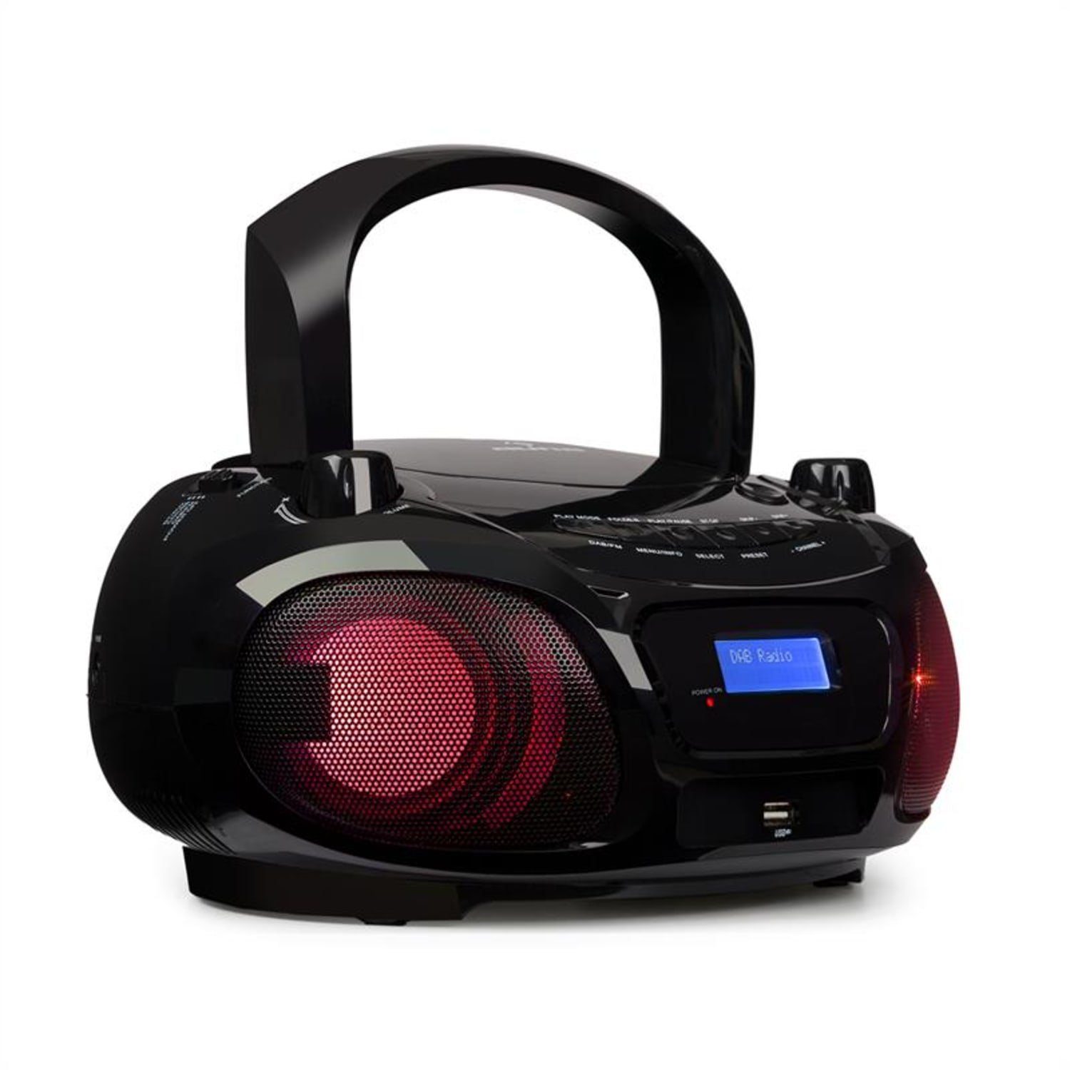 Auna Roadie DAB Radio (DAB/DAB+/UKW-Radio, Kinder CD Player tragbar Musikbox Bluetooth CD Spieler Radio Soundbox). € 78,99