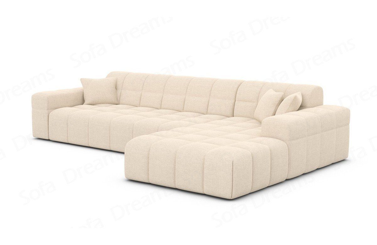 Ecksofa L Sofa Form kurz Modern Polstersofa Eckcouch Ibiza Dreams Stoff Stoffsofa Sofa