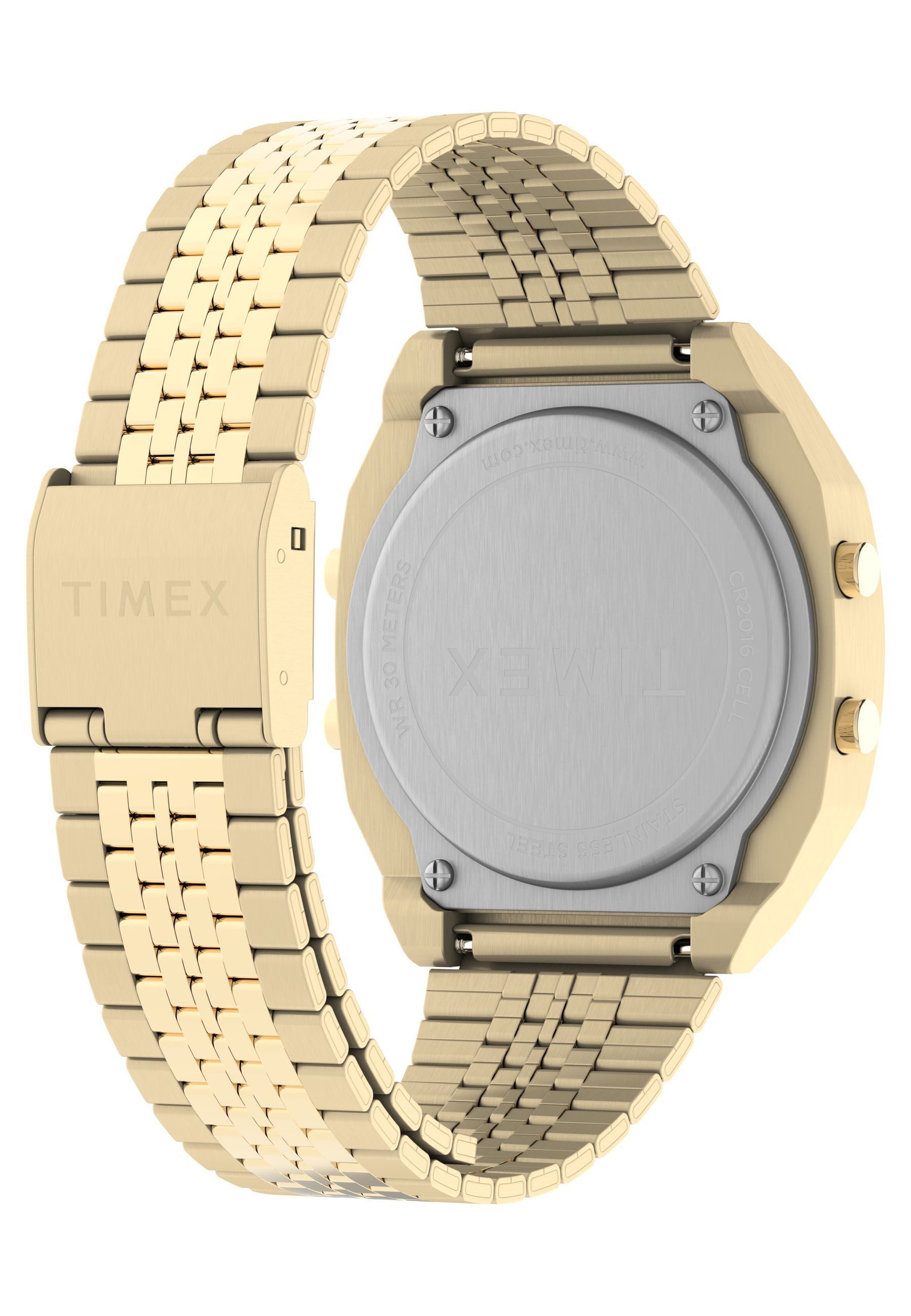 Timex Quarzuhr Timex T80 Steel, (1-tlg), Digitaluhr