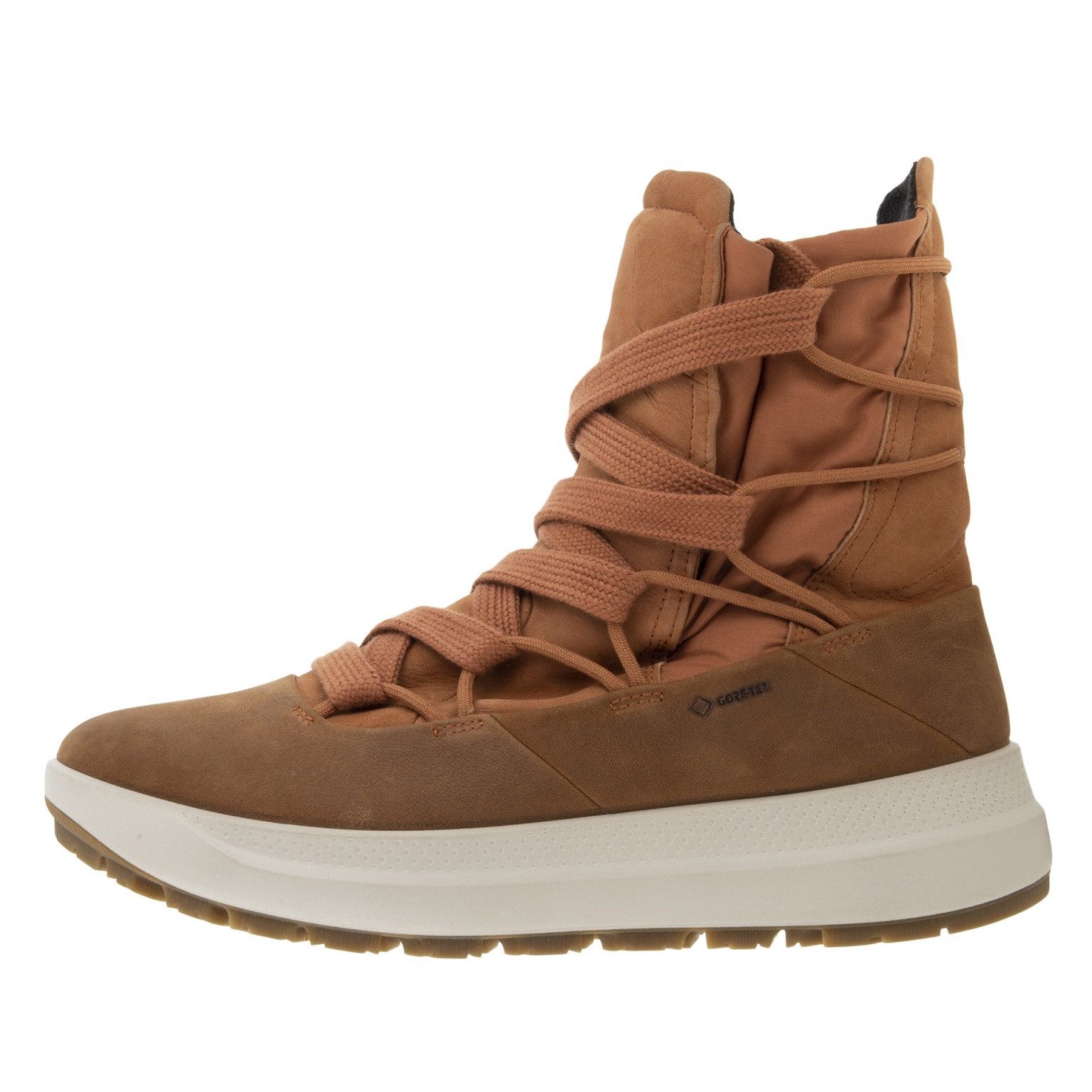 Ecco Solice Mid GTX PL - Yak und Nubukleder - wasserdicht - sierra/braun Winterstiefel