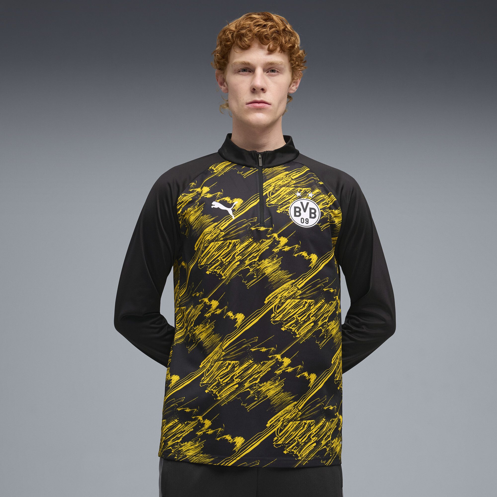 PUMA T-Shirt Borussia Dortmund Aufwärmoberteil Herren