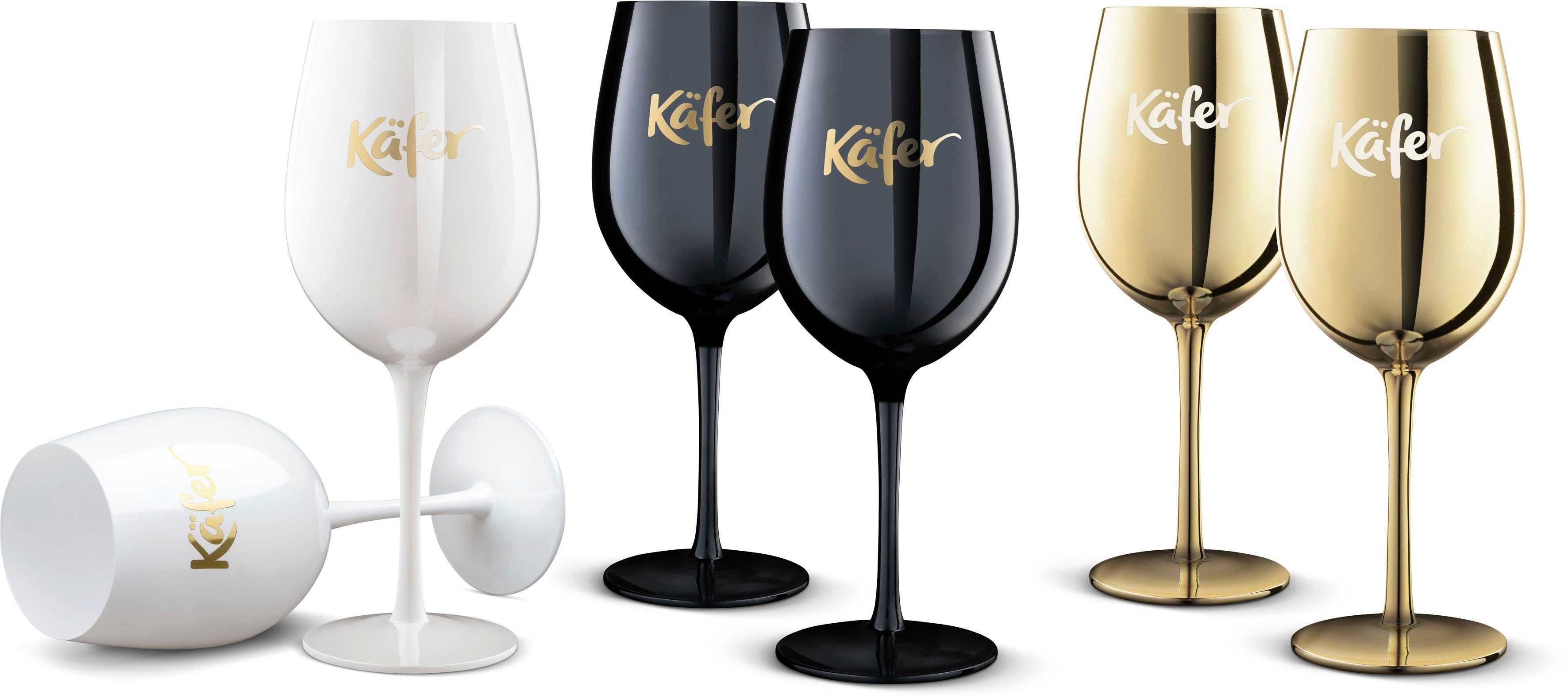 Käfer Cocktailglas, 2-tlg., Kristallglas, 600 ml, Höhe ca. 23 cm