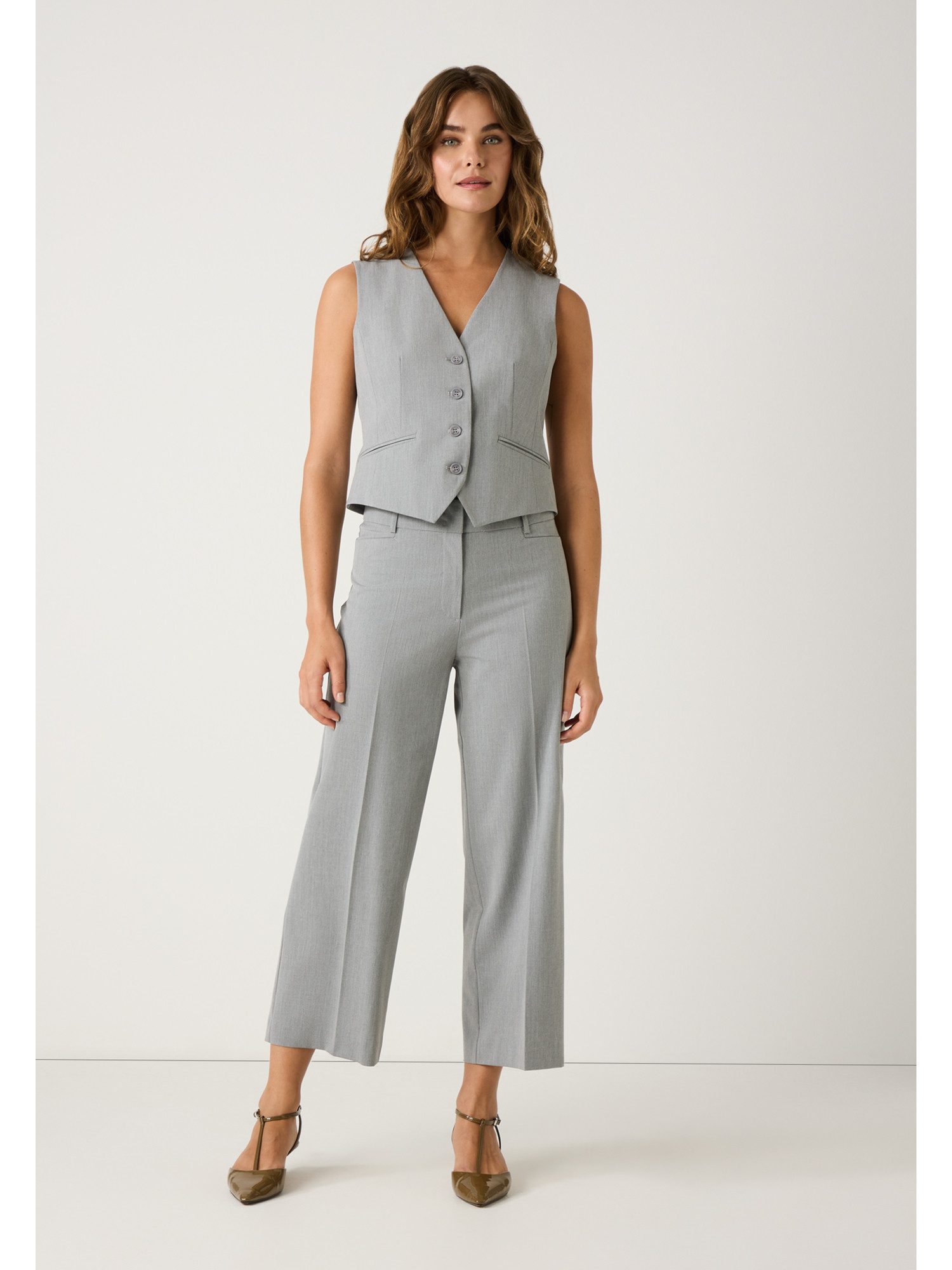 MORE&MORE Anzugweste taillierte, kurze Form günstig online kaufen