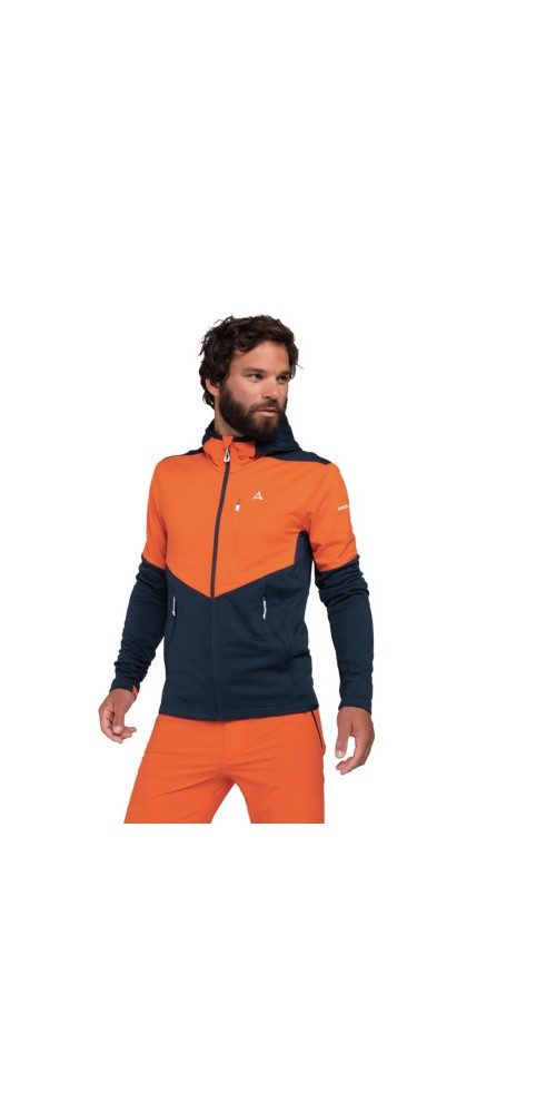 Fleecejacke Hydalen mit Kapuze (atmungsaktiv, schnell trocknend, 2-Wege-Stretch)