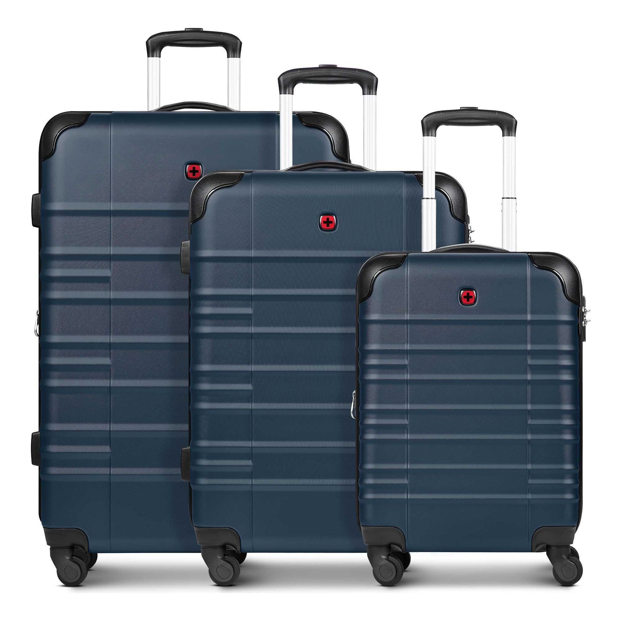 Wenger Trolleyset Amplar Evo, 4 Rollen, (3-teilig, 3 tlg), ABS