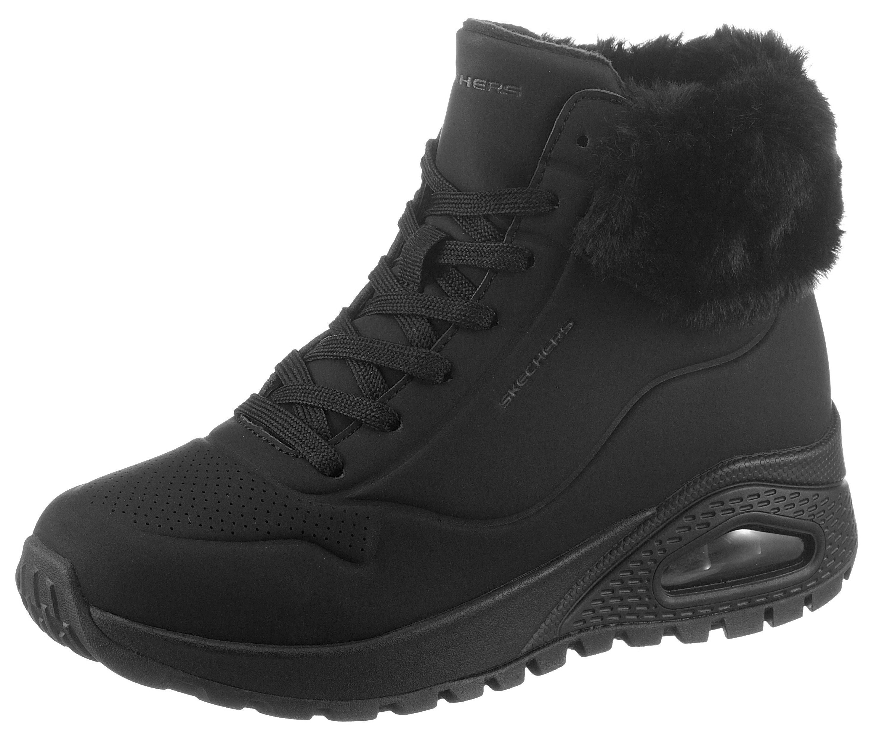 Skechers UNO RUGGED - FALL AIR Schnürboots mit Bio Dri-Ausstattung schwarz