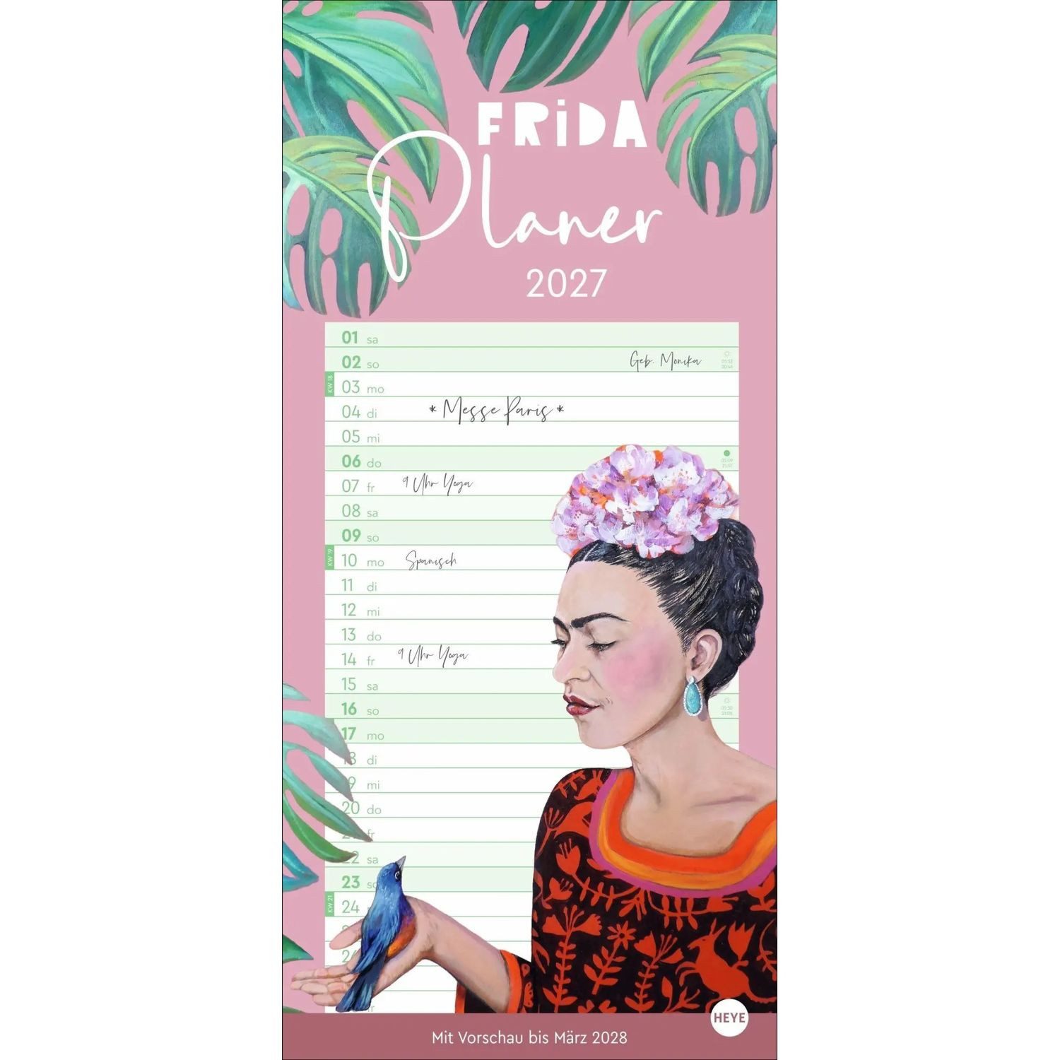 HEYE Wandkalender Frida Planer 2027