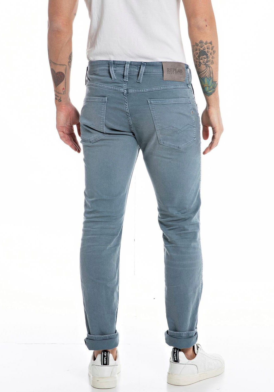 blue Anbass Slim-fit-Jeans avion Replay