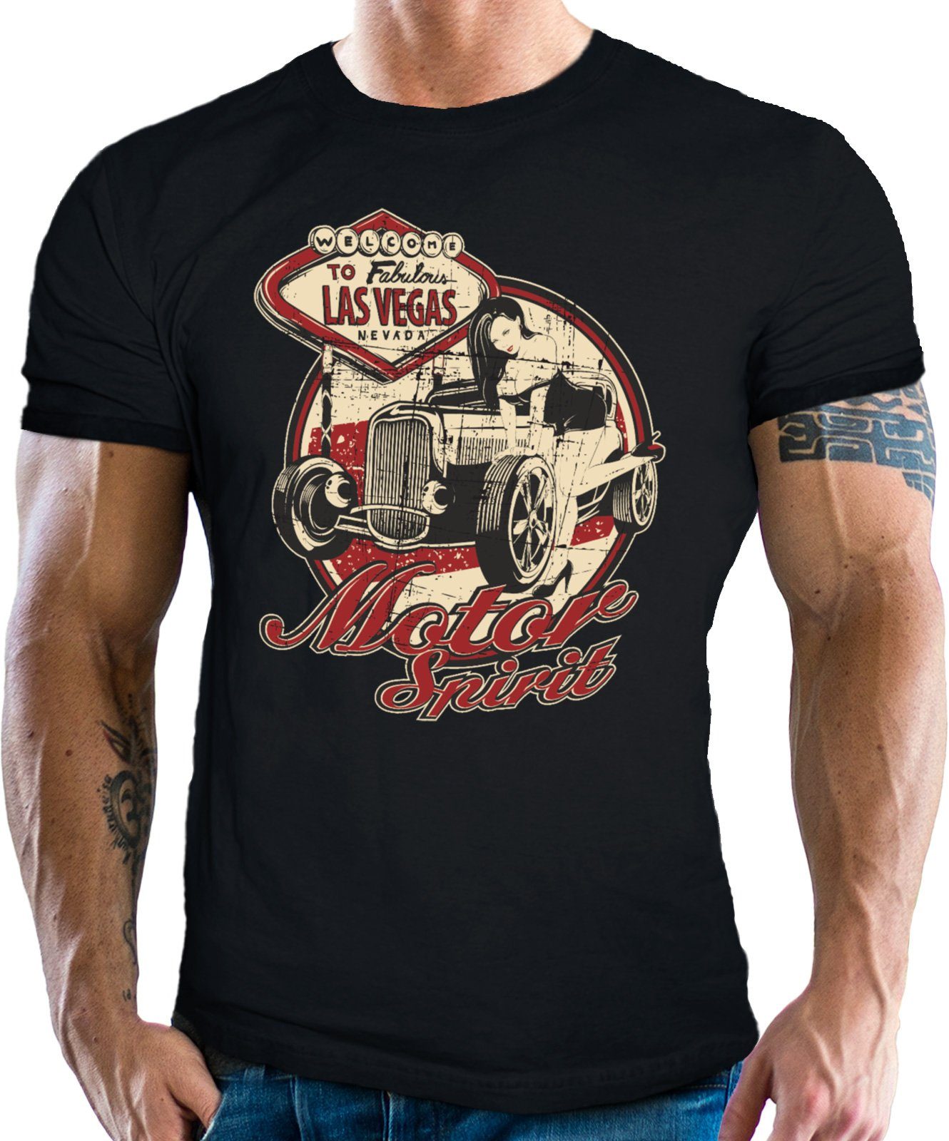 GASOLINE BANDIT® T-Shirt Welcome to Las günstig online kaufen