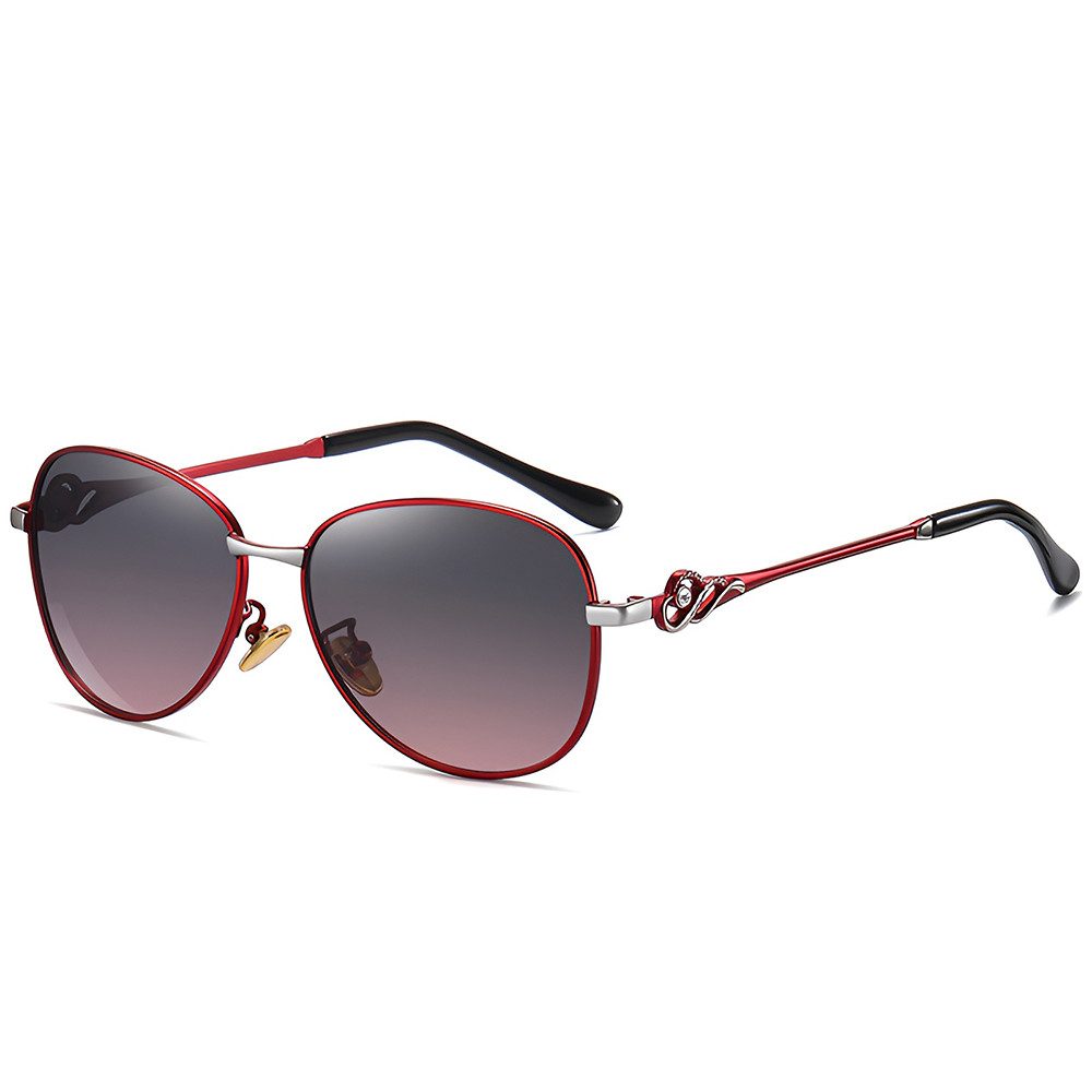 PACIEA Sonnenbrille Damen UV Schutz Polarisiert Metall Elegant Outdoor