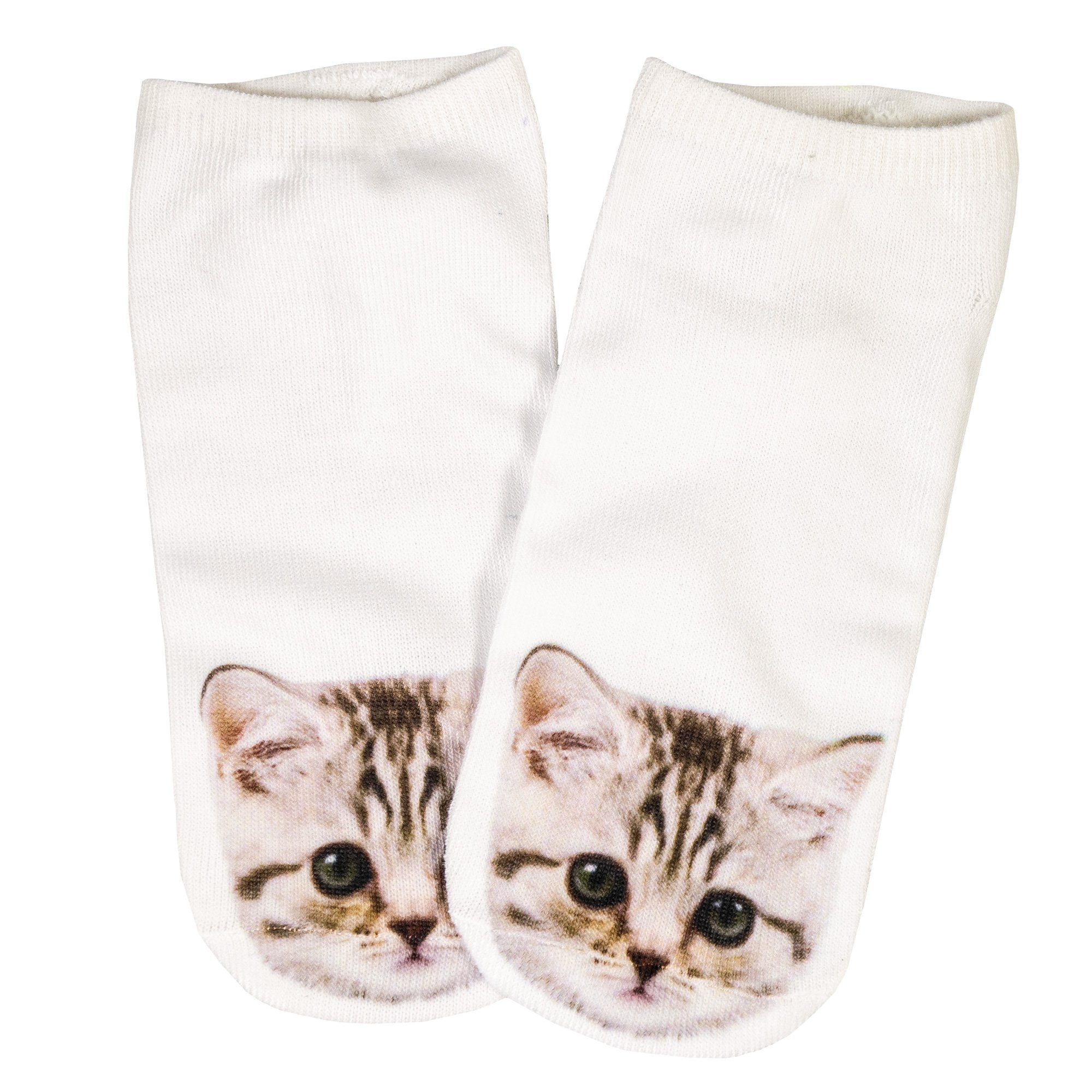 cosey Sneakersocken 1 Paar Sneaker Socken – Katzen Design – Einheits-Größe günstig online kaufen
