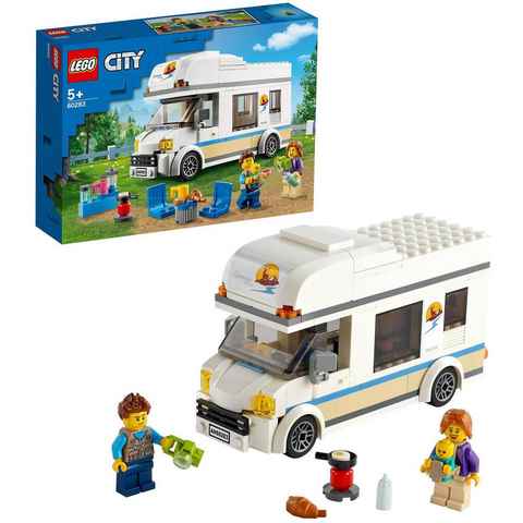 LEGO® Konstruktionsspielsteine Ferien-Wohnmobil (60283), LEGO® City, (190 St), Made in Europe