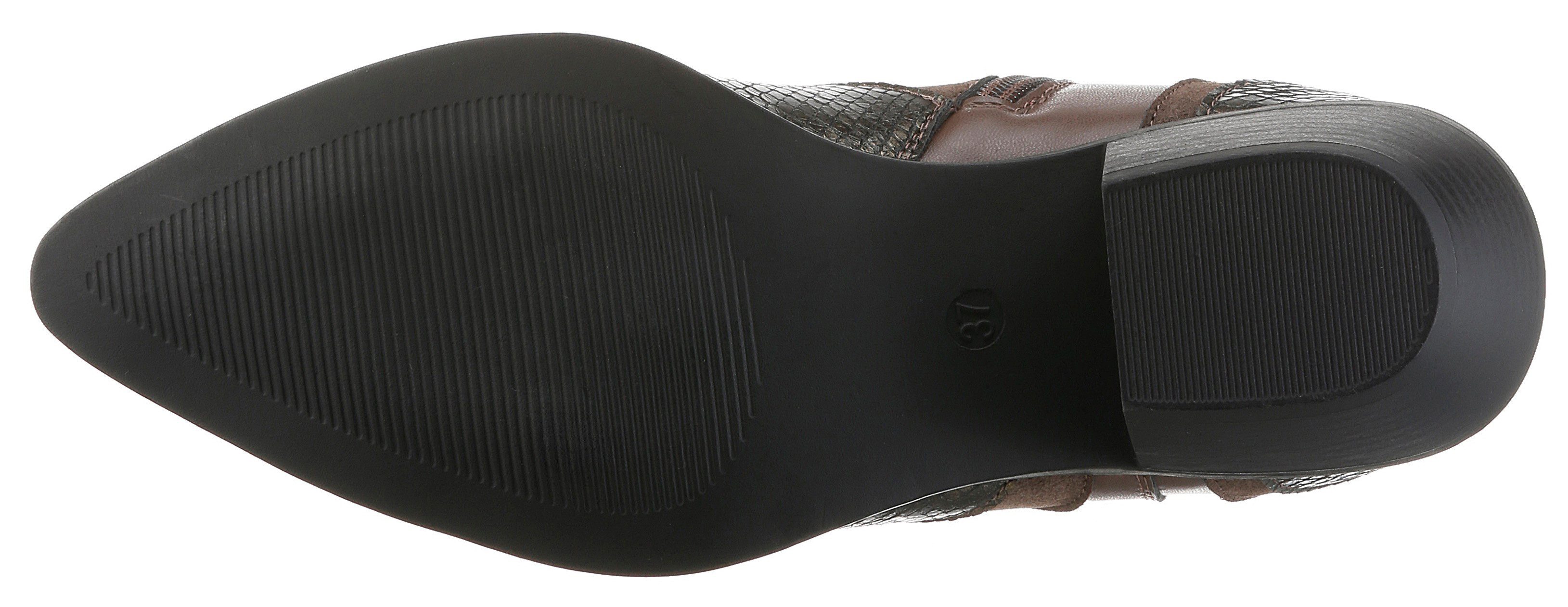 Aniston SHOES Westernstiefelette Cowboystiefelette mit Stretch - NEUE KOLLEKTION – Bild 4 von 5
