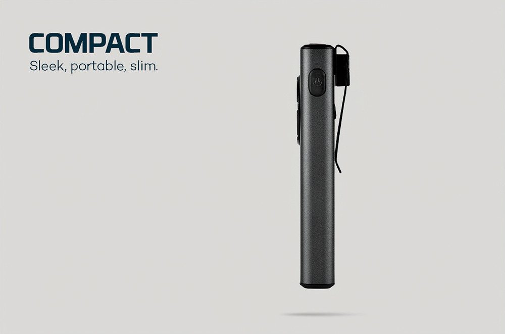 NEBO LED Taschenlampe Nebo SLIM+ 1200 (Set, 2-St., Taschenlampe inkl. Ladekabel)