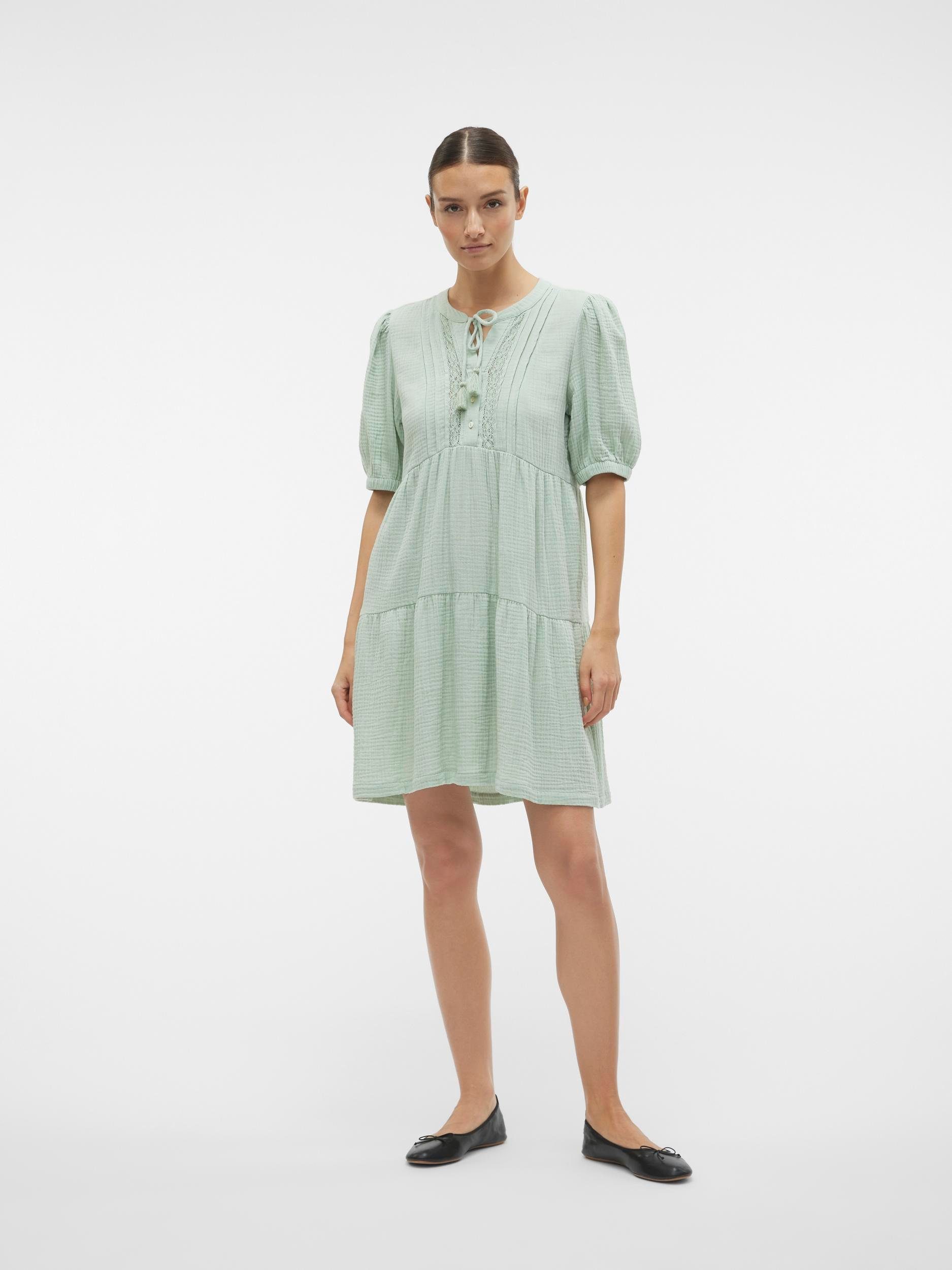 Vero Moda mini dress VMNATALI 2/4 LACE SHORT DRESS WVN GA SPE