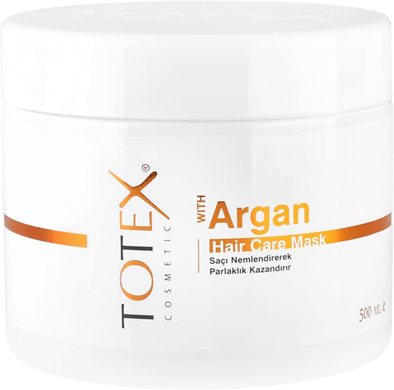 Totex Cosmetic Haarmaske Totex ARGAN Haarpflege Maske Haarkur 500ml