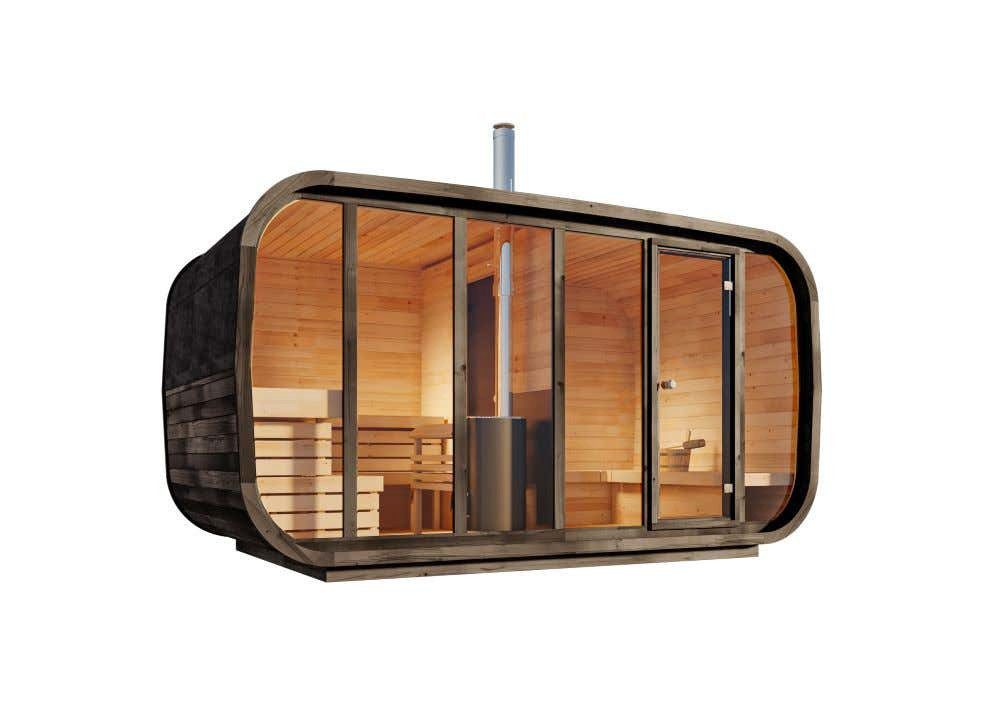 Fasssauna Comfort Set ScandiCube Space