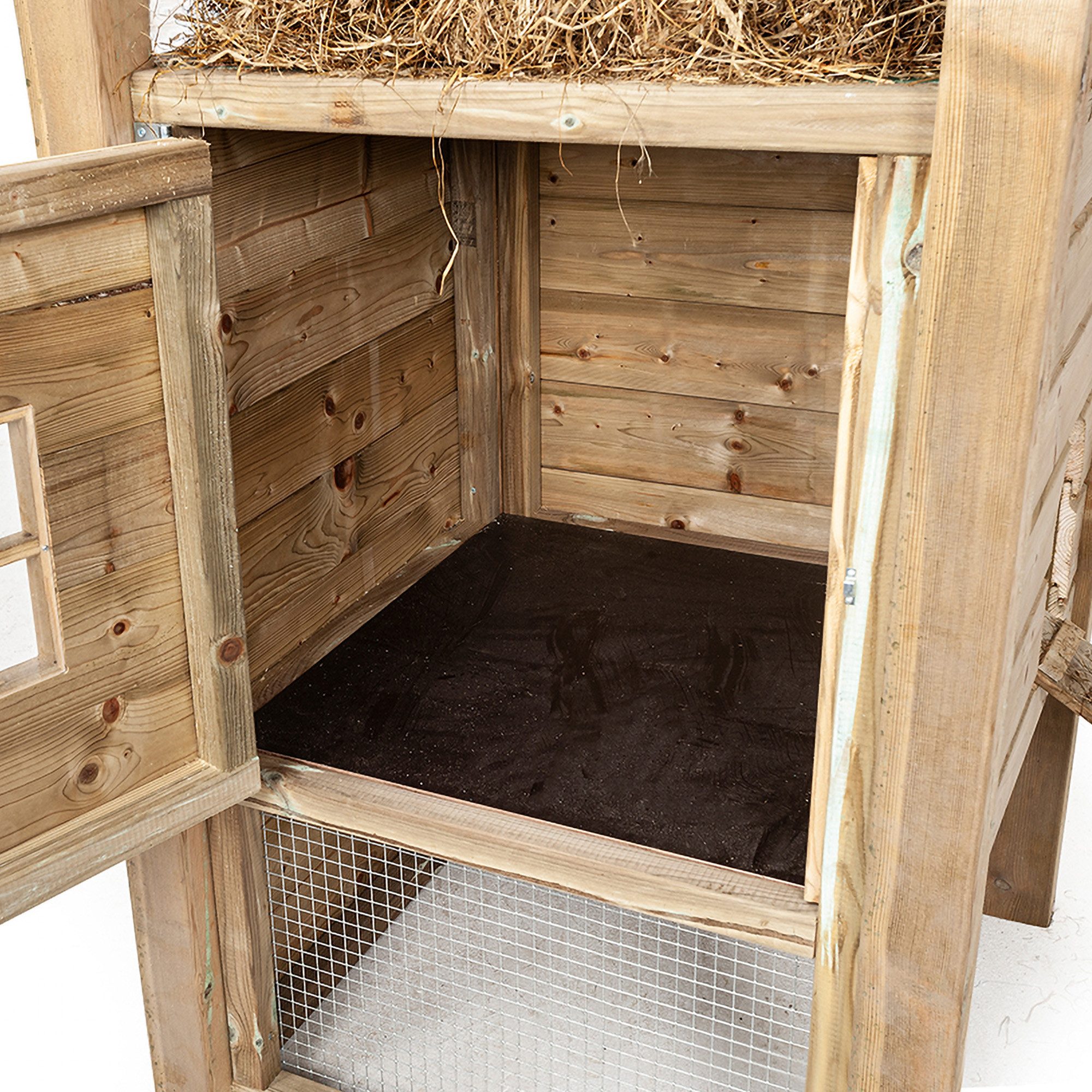 FATMOOSE Freigehege RabbitRest Retreat - Premium Kaninchenstall mit Auslauf für draußen, raubtiersicher, für Hasen & Meerschweinchen, wählbare Varianten