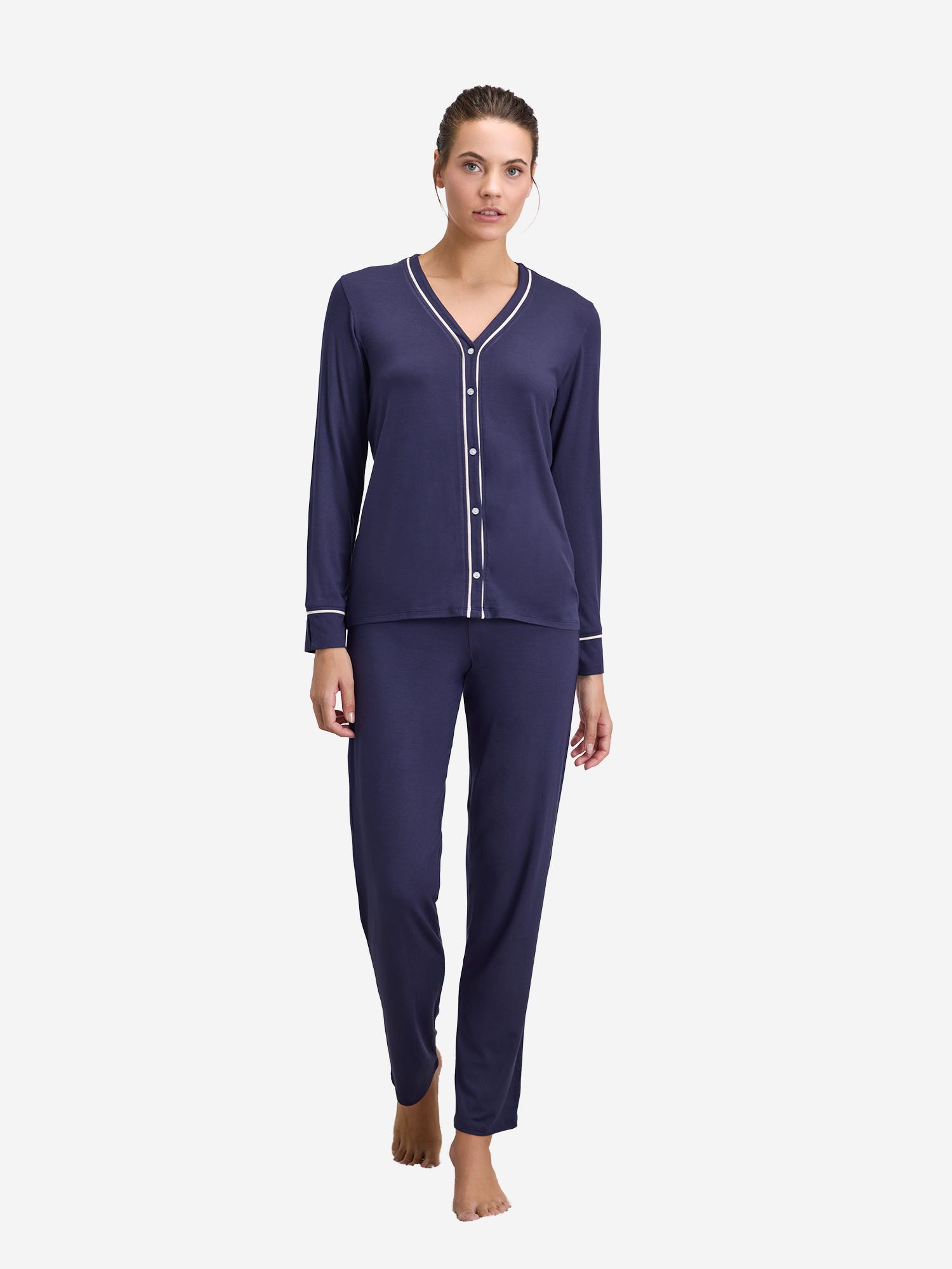 Goldenbay Pyjama Oleander (2 tlg) Schlafanzug, Pyjama Set, Nachtwäsche