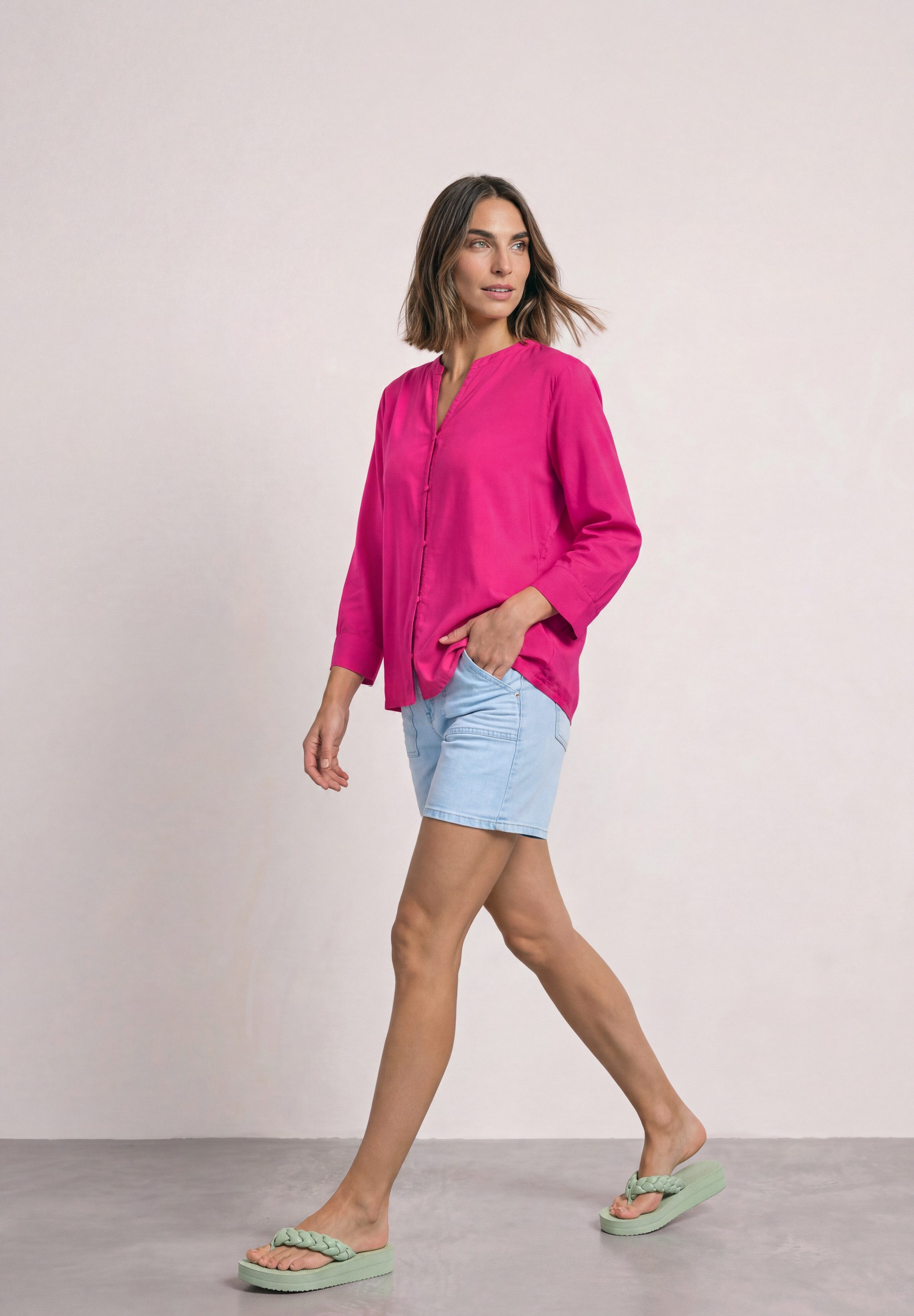 STREET ONE Shirtbluse mit 3/4 Ärmeln