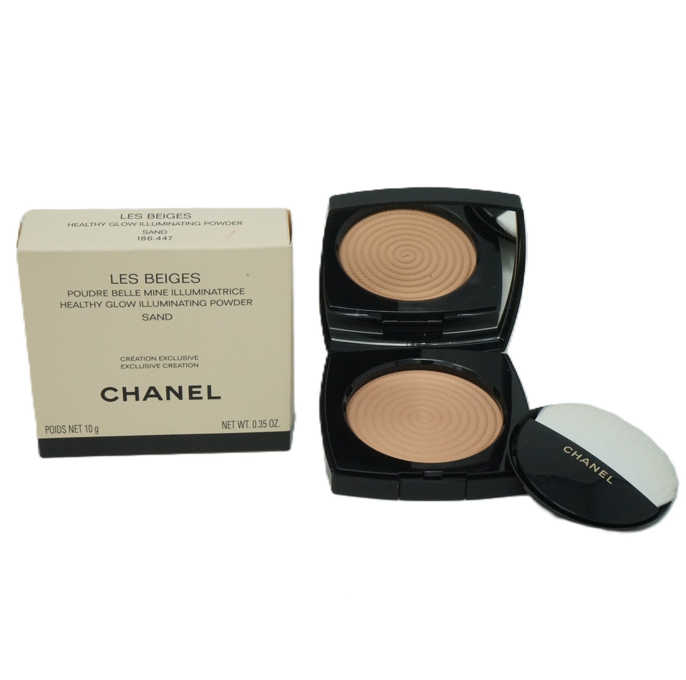 Puder Chanel Les Beiges Healthy Glow Illuminating Powder Puder 10g Sand