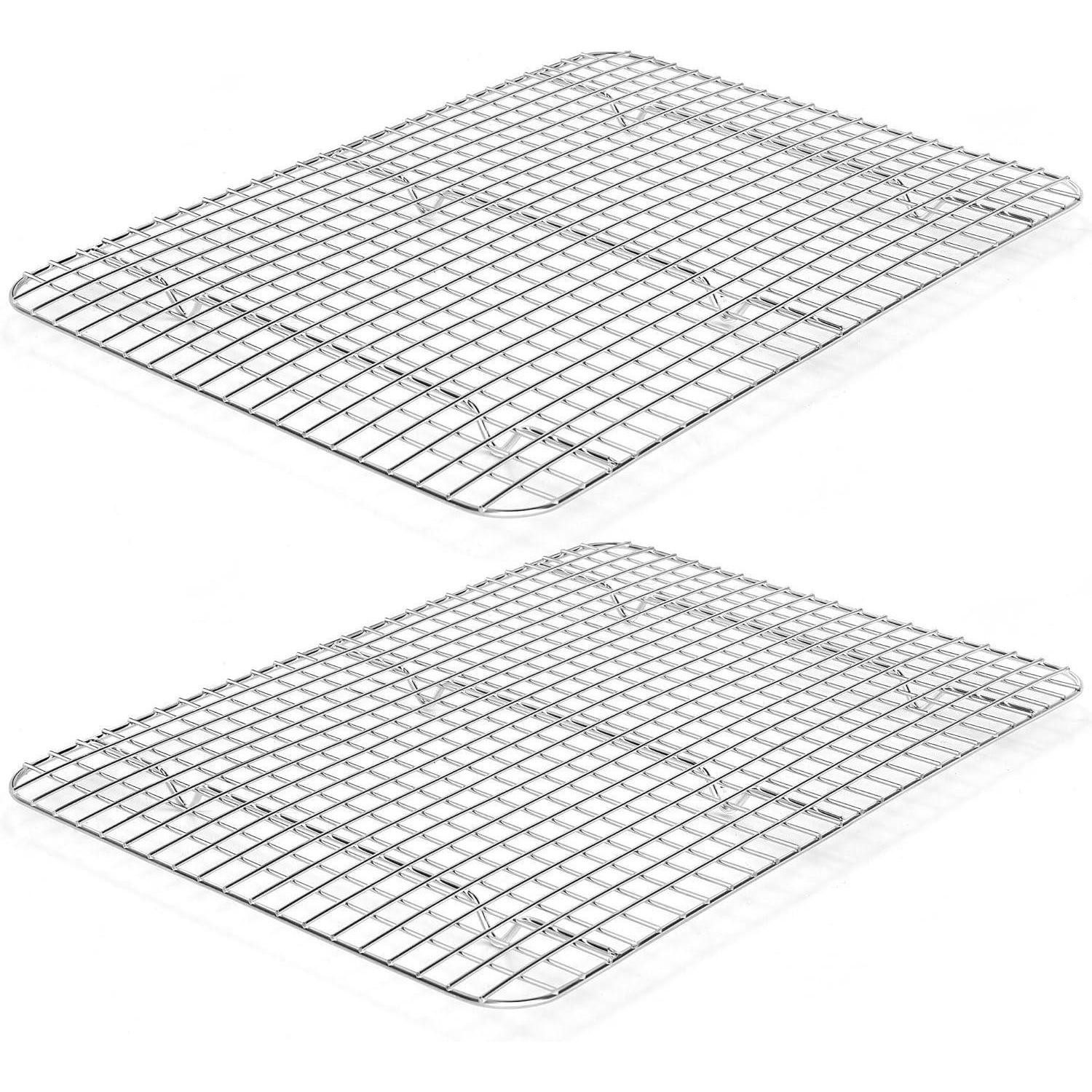 LuxusKollektion Abkühlgitter Abkühlgitter Kuchengitter Edelstahl 2erSet 42,1x29,1x2cm