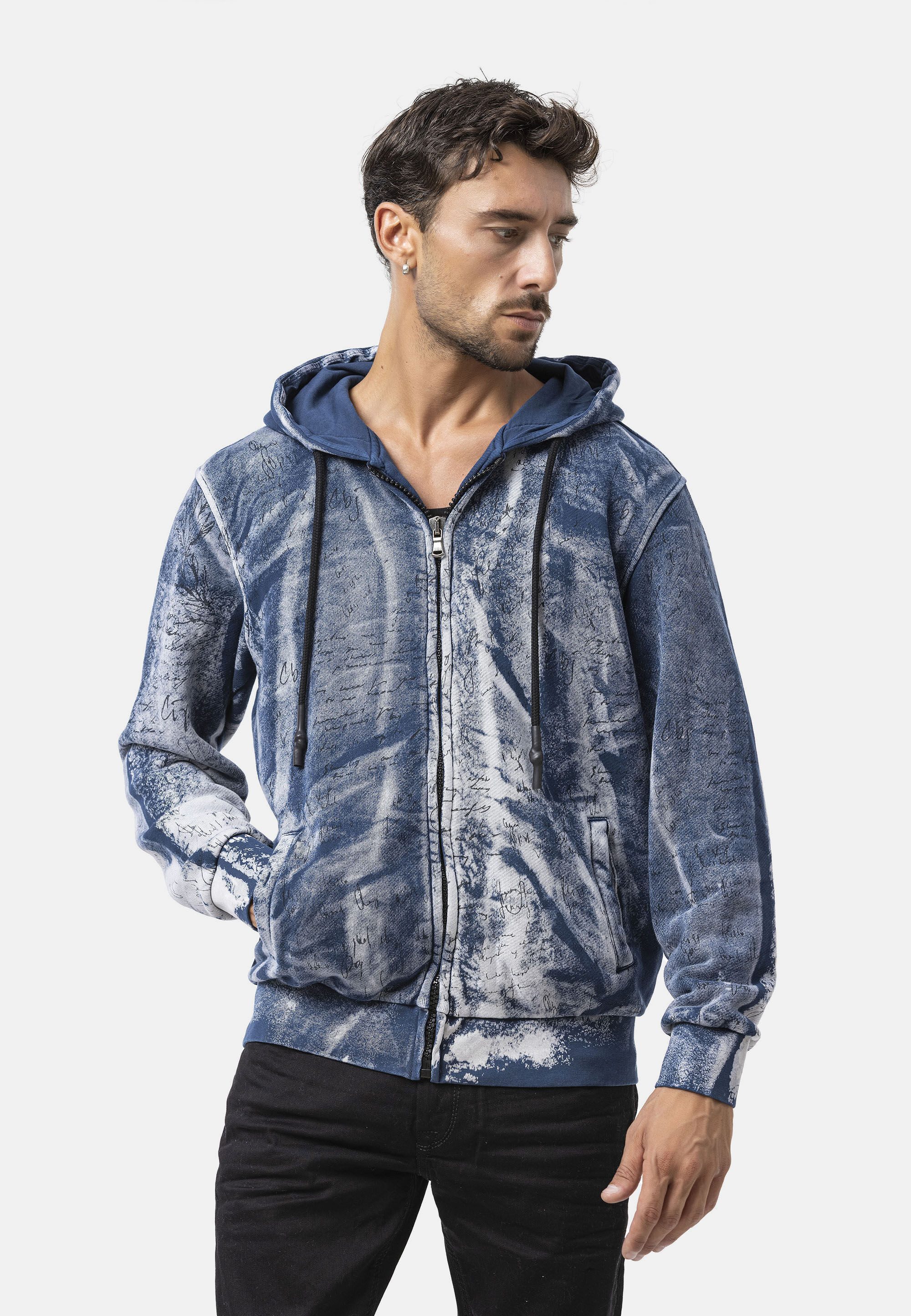 Cipo & Baxx Sweatjacke Sweatjacke (1-tlg) mit Kaputze