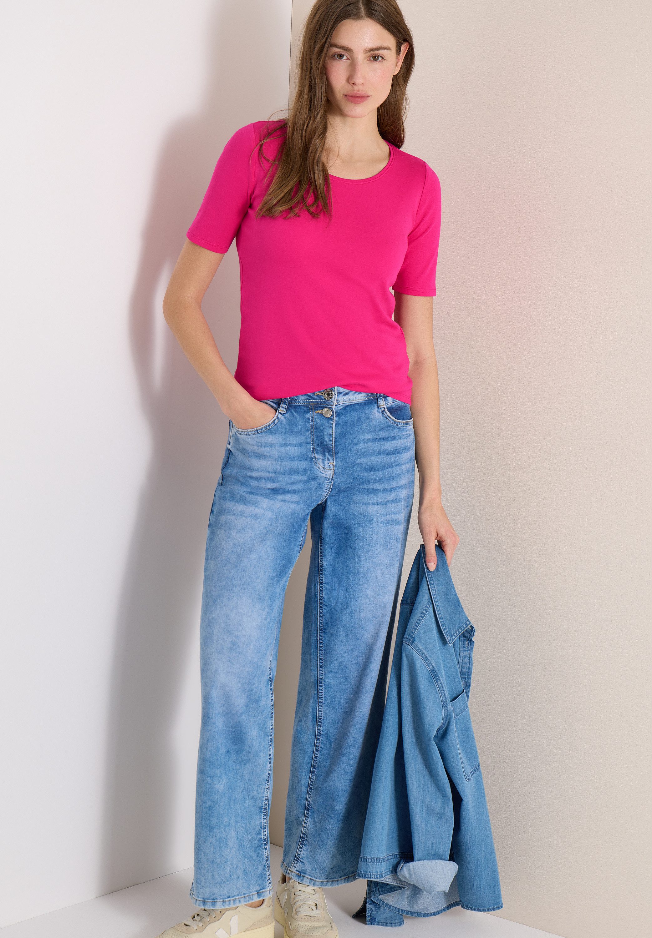 CECIL T-Shirt Style Lena mit klassischem Rundhalsausschnitt – Bild 5 von 5