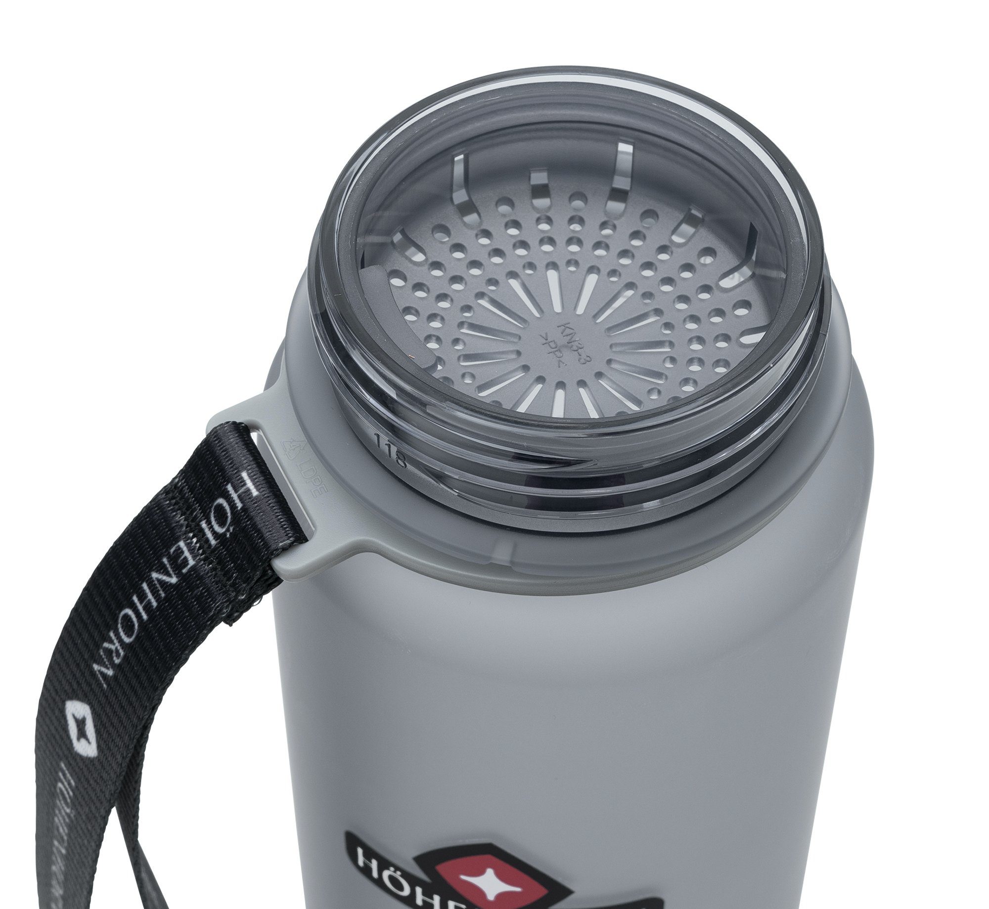 1L Urach Grau Sport BPA-Frei Höhenhorn Trinkflasche Trinkflasche Auslaufsicher Wasserflasche