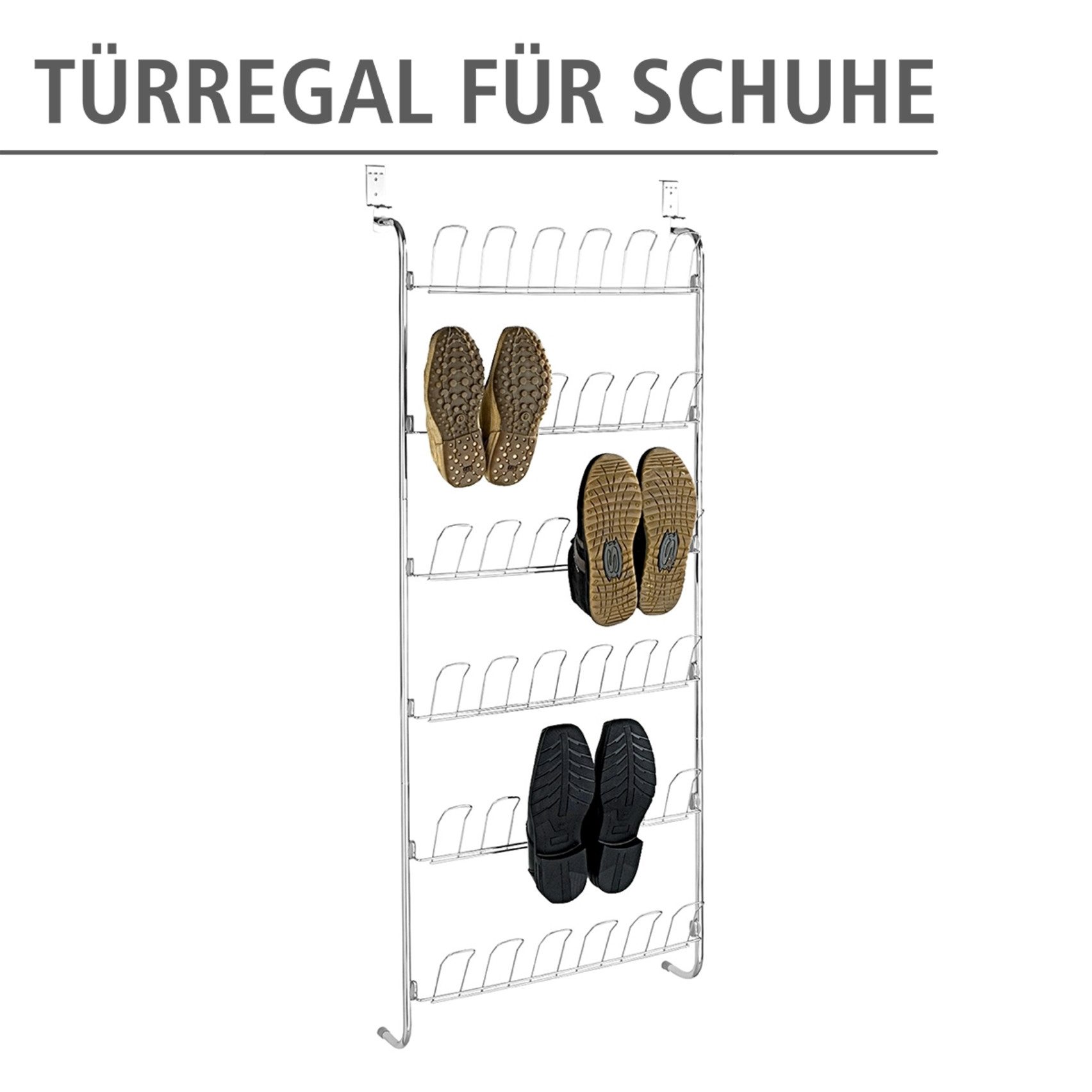 WENKO Türregal, für 18 Paar Schuhe, günstig online kaufen