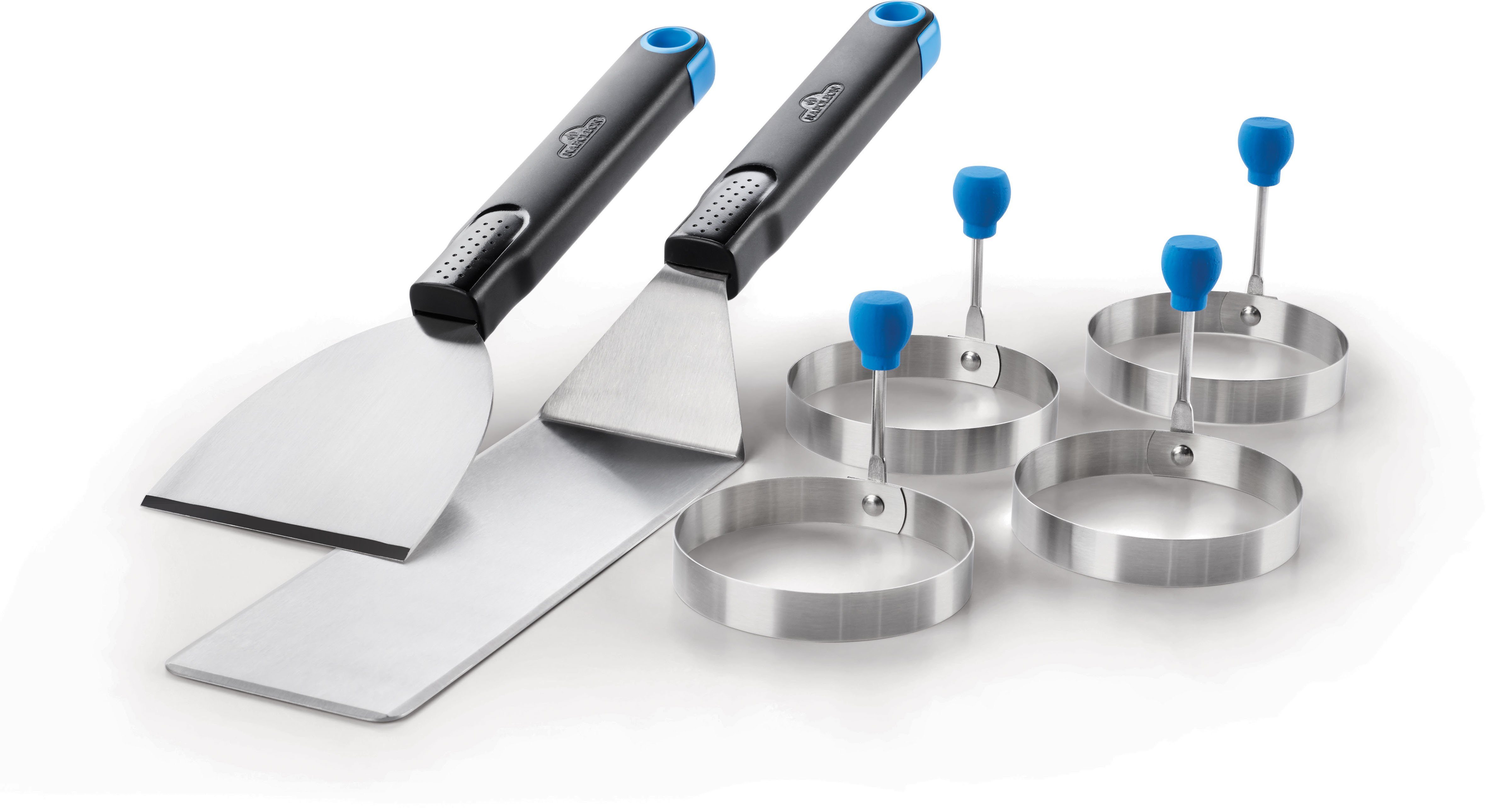 Napoleon Столовые приборы для барбекю-Set Frühstücksset (4 Universalringe und 2 Planchaspatel)