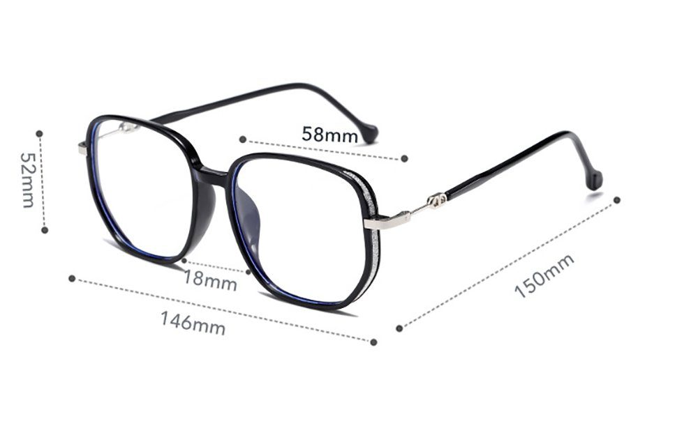 Lesebrille PACIEA Rahmen blaue weiß Mode anti bedruckte Gläser presbyopische