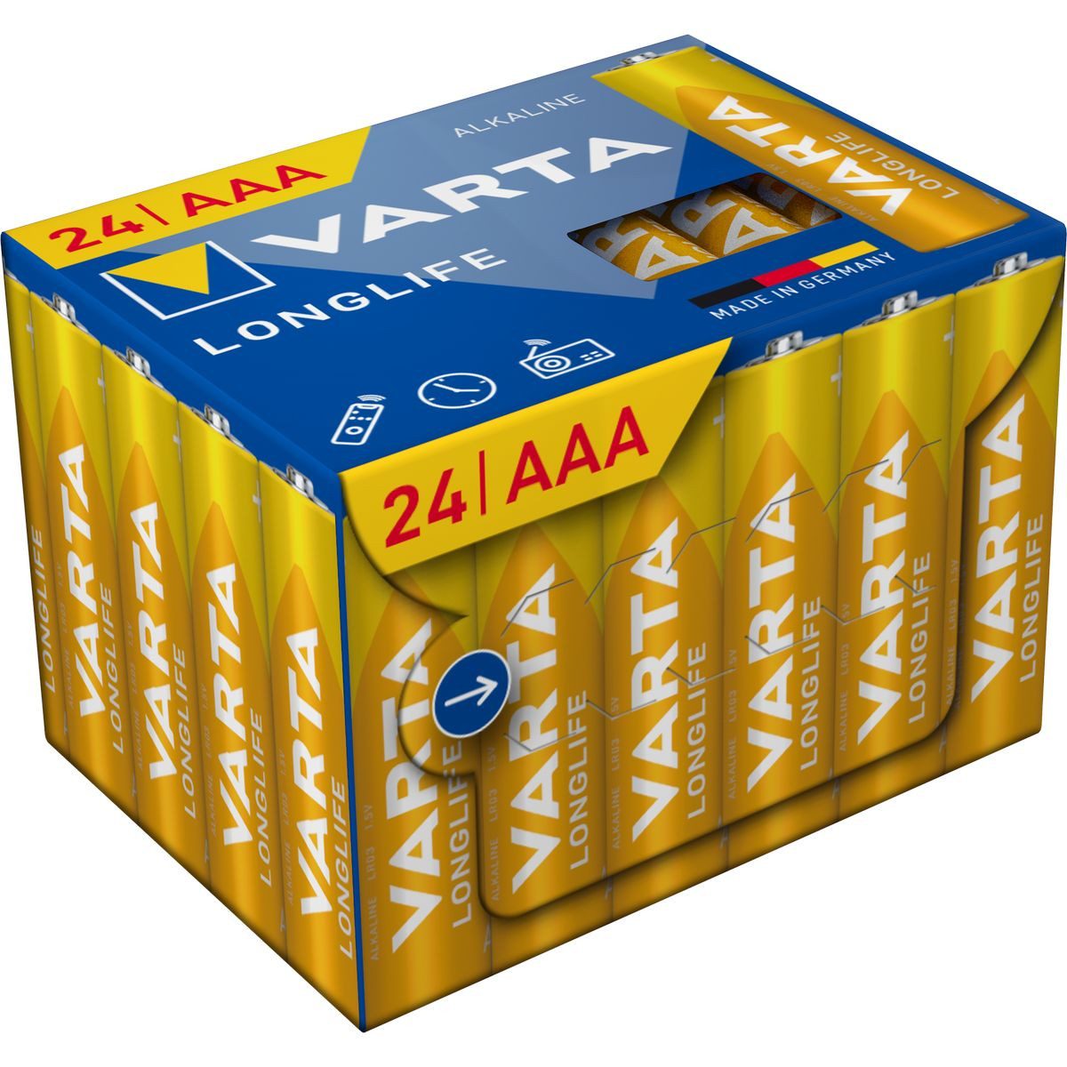 VARTA Varta Batterien Longlife AAA 24 Stück Batterie