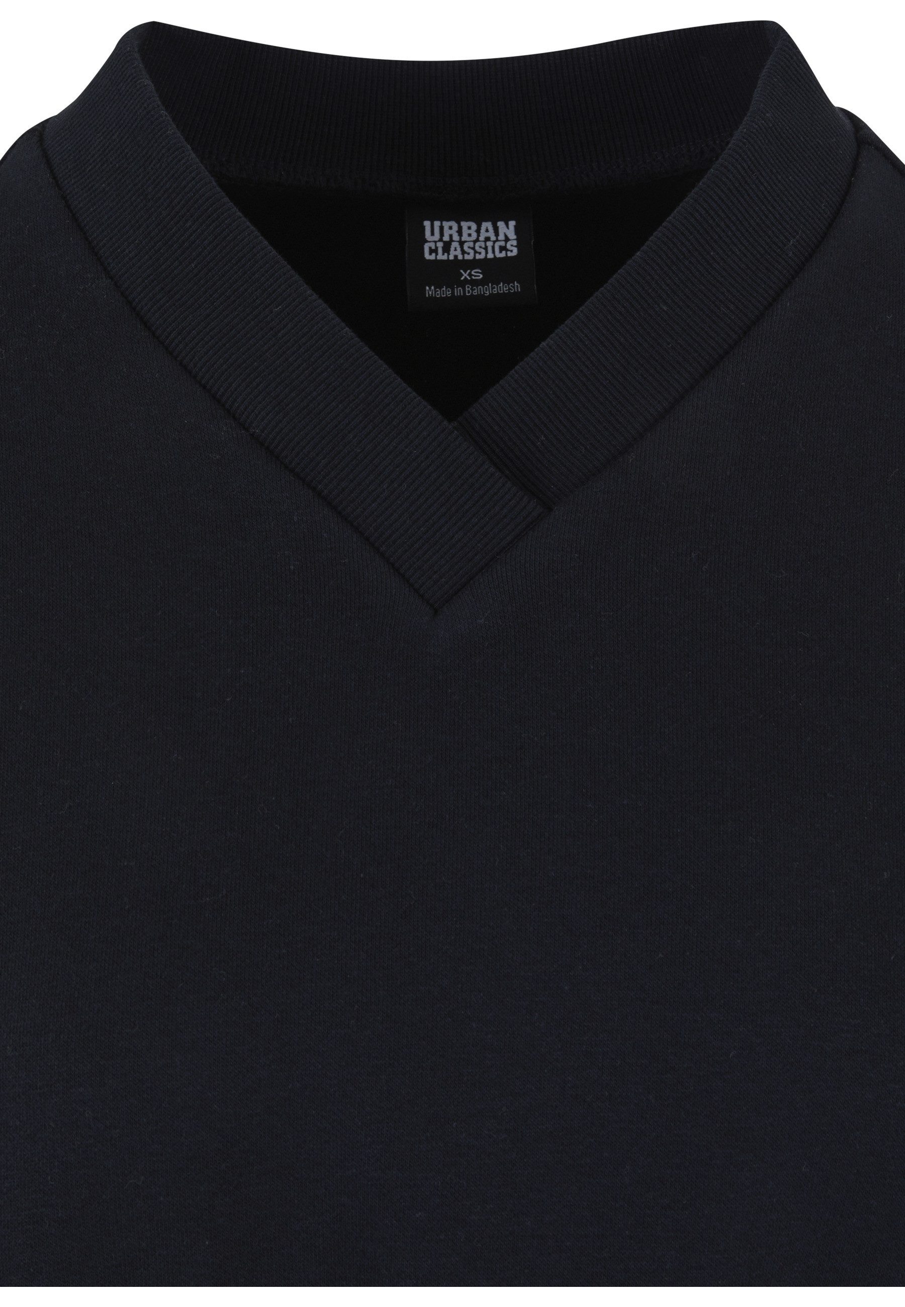URBAN CLASSICS Sweater Urban Classics Damen Ladies Cropped V-Neck