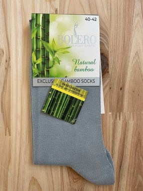 Bolero Socken Model: Bambus - lang (Viskose aus Bambus-Zellstoff) 6 Paar elastisch, atmungsaktiv, antibakteriell, wärmeregulierend