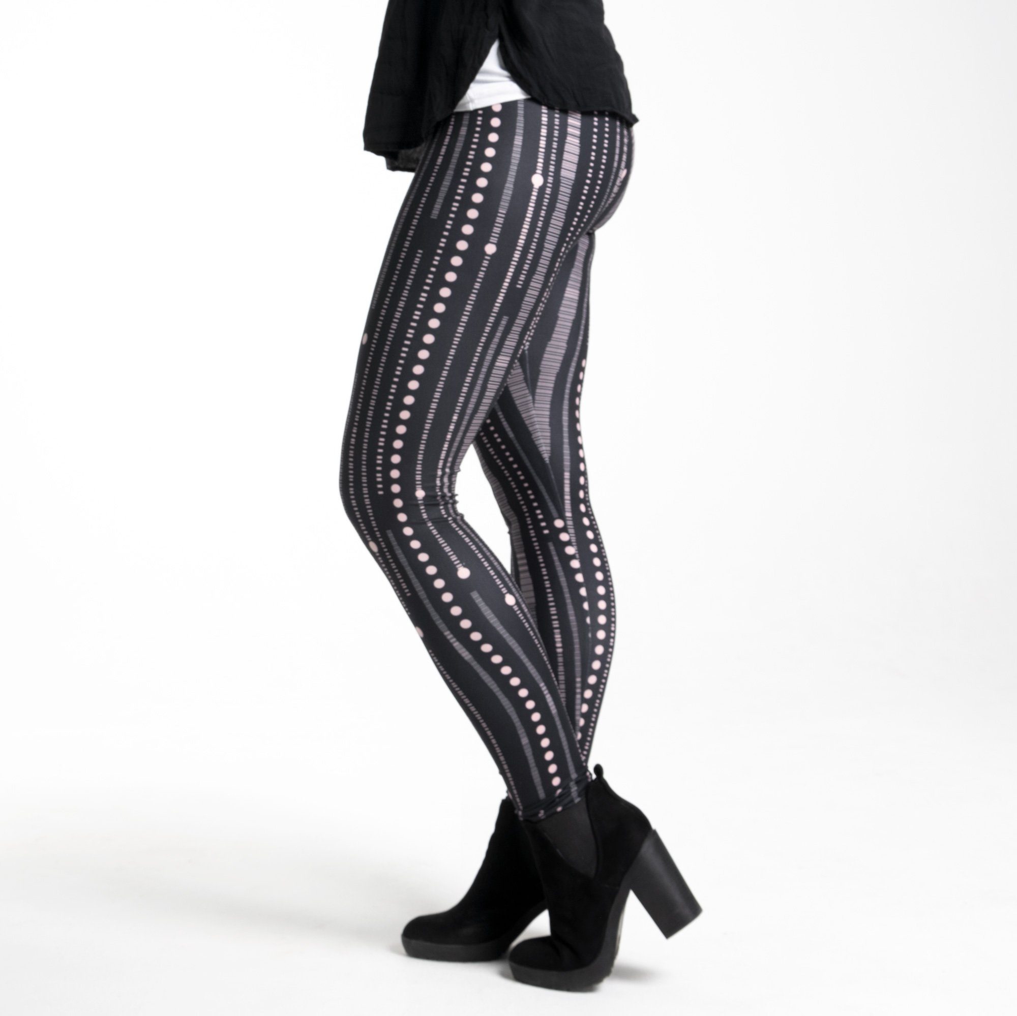 cosey Leggings Business Line Leggings (Einheitsgröße XS-L) Binär