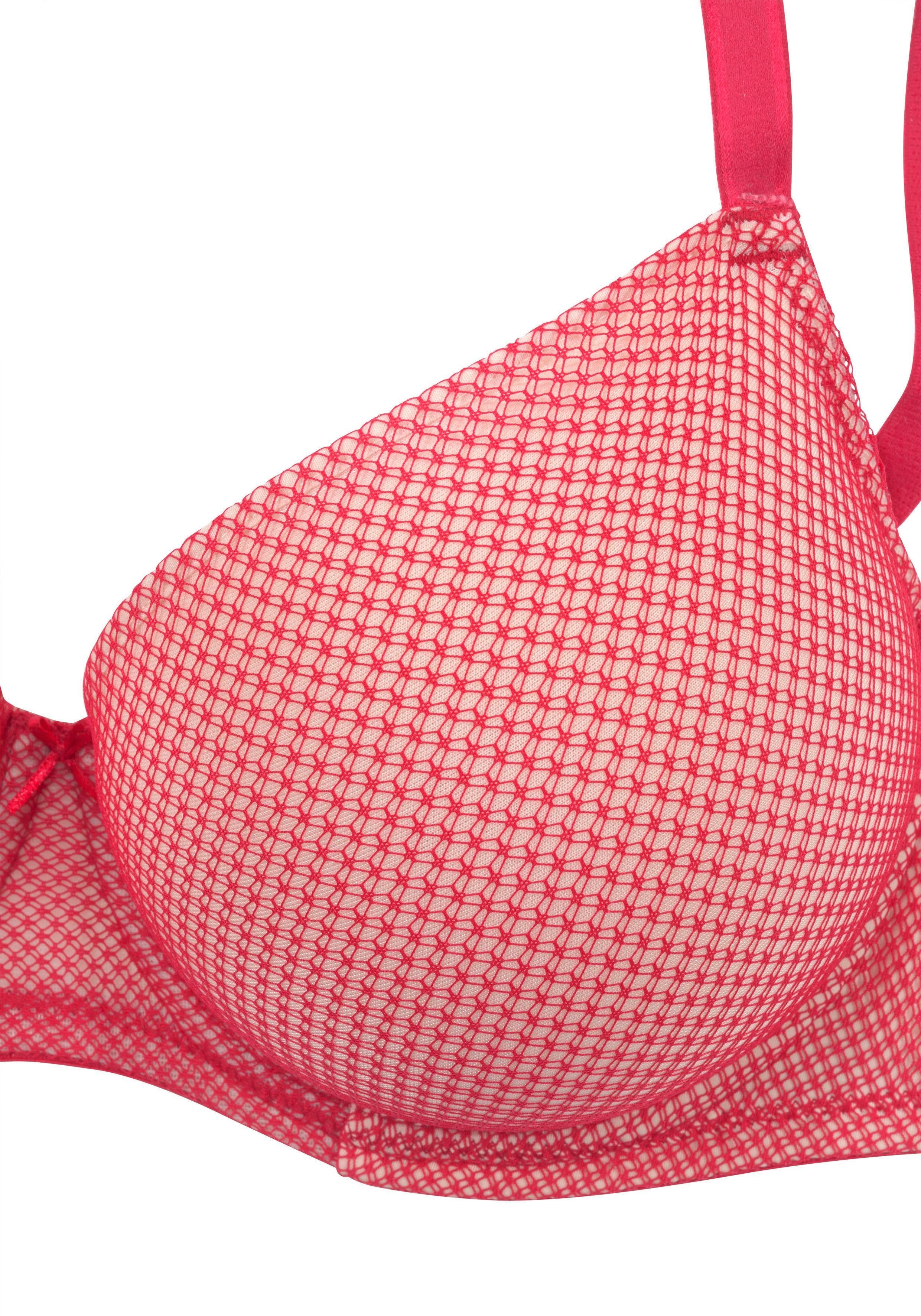 LASCANA Schalen-BH Invisible Pink mit Spacer-Schalen, perfekt unter weißer Kleidung, Sommer