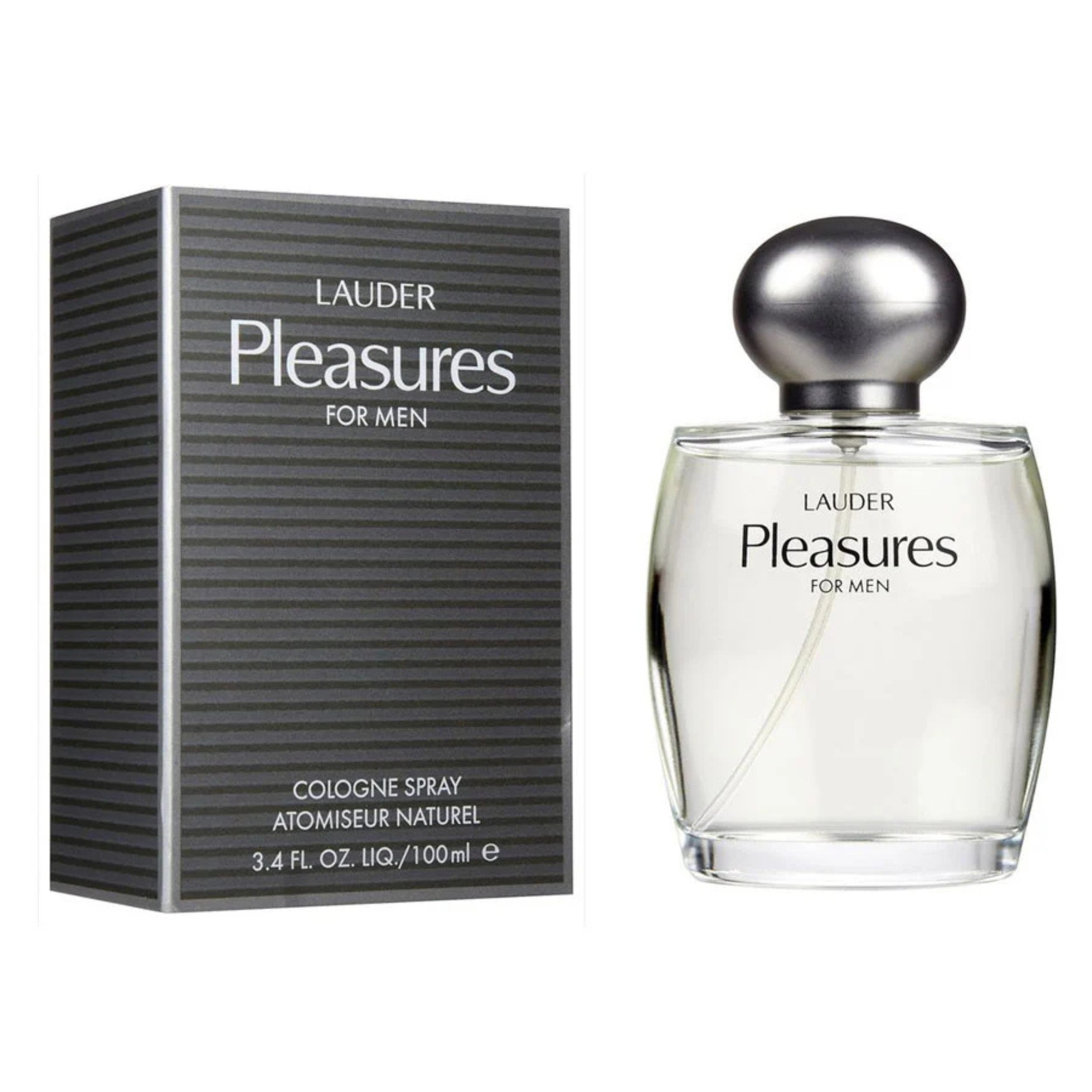ESTÉE LAUDER Eau de Cologne Pleasuers for men 100ml, Frischer, leichter Herrenduft für Alltag & Büro