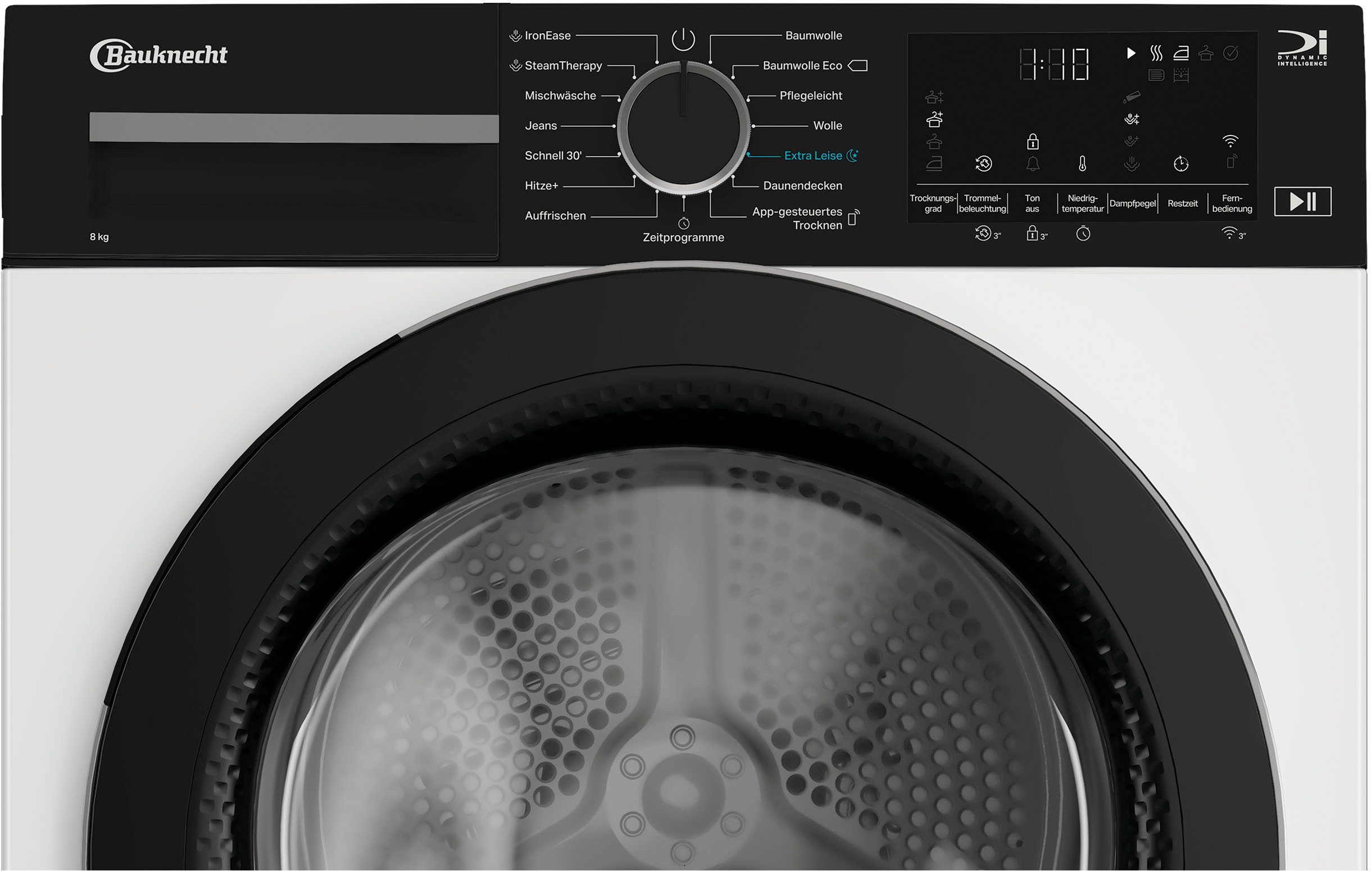 BAUKNECHT Wärmepumpentrockner BT 85C WBS, Adaptive Dry – optimiert Programme mit KI-Algorithmen – Bild 4 von 5