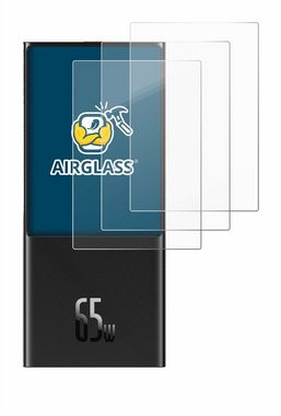 BROTECT flexible Panzerglasfolie für Baseus PPJL65C, Displayschutzglas, 3 Stück, Schutzglas Glasfolie klar