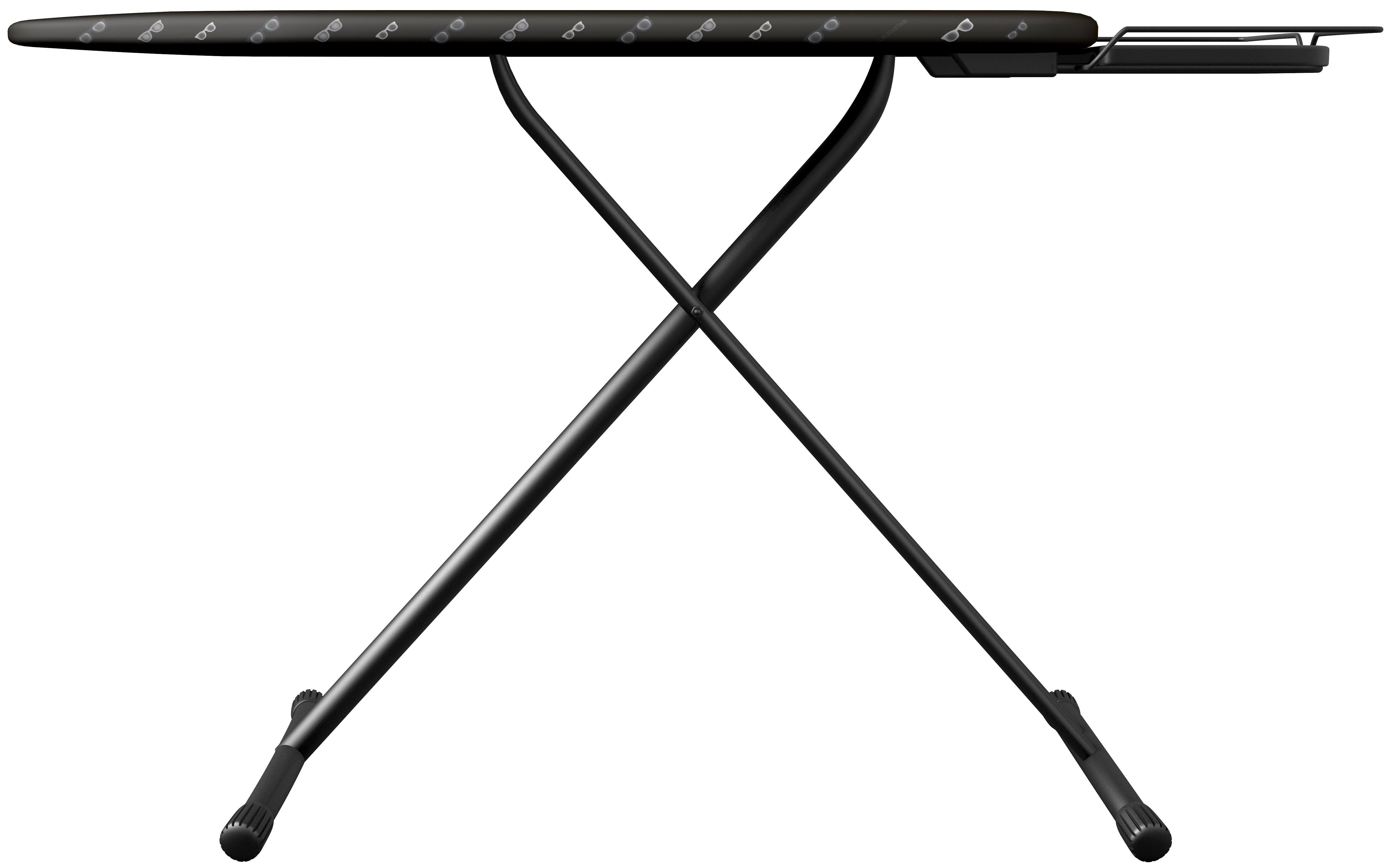 LAURASTAR Bügelbrett Comfortboard Glasses, Bügelfläche 120x38 cm, Mechanismus zum sicheren Verschließen
